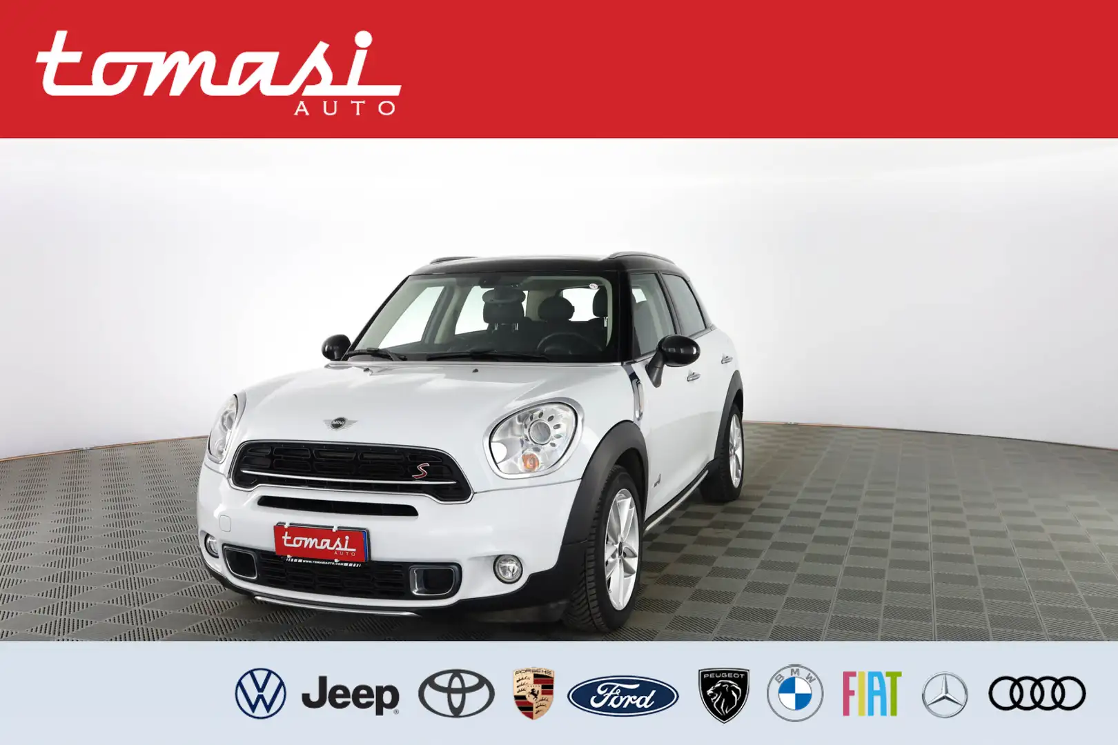 MINI Cooper SD Countryman 2.0 ALL4 FARI BI-XENO,COMANDI AL VOLANTE Bianco - 1