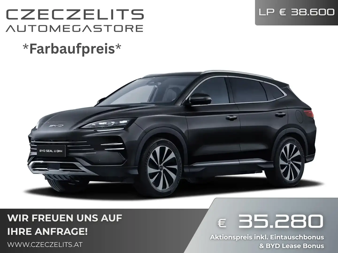 BYD Seal U DM-i PHEV 18,3kWh Boost Österreich Paket *ALLE ... Grau - 2