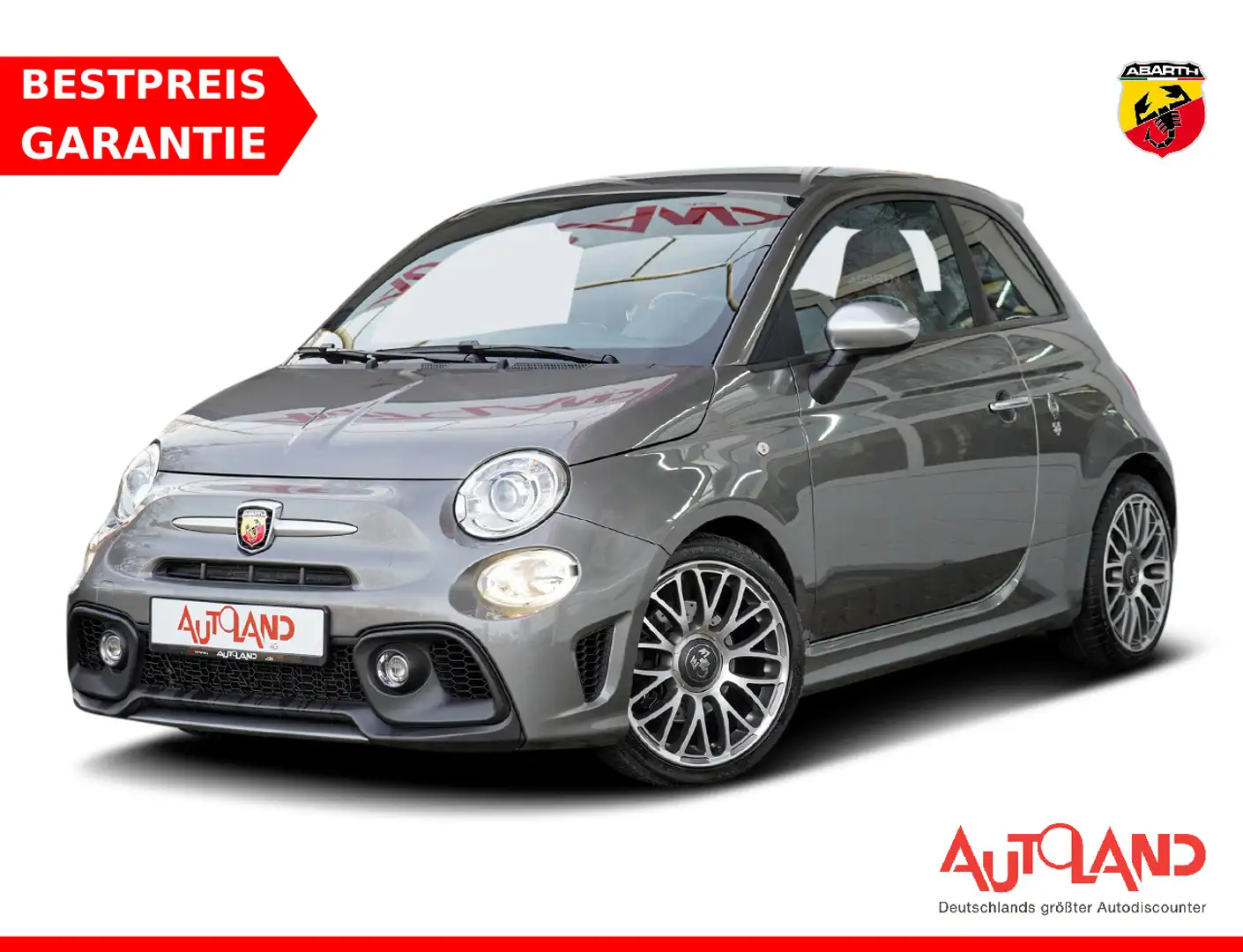 Abarth 595 1.4 Turismo Bi-Xenon Navi PDC Beats DAB Gris - 1