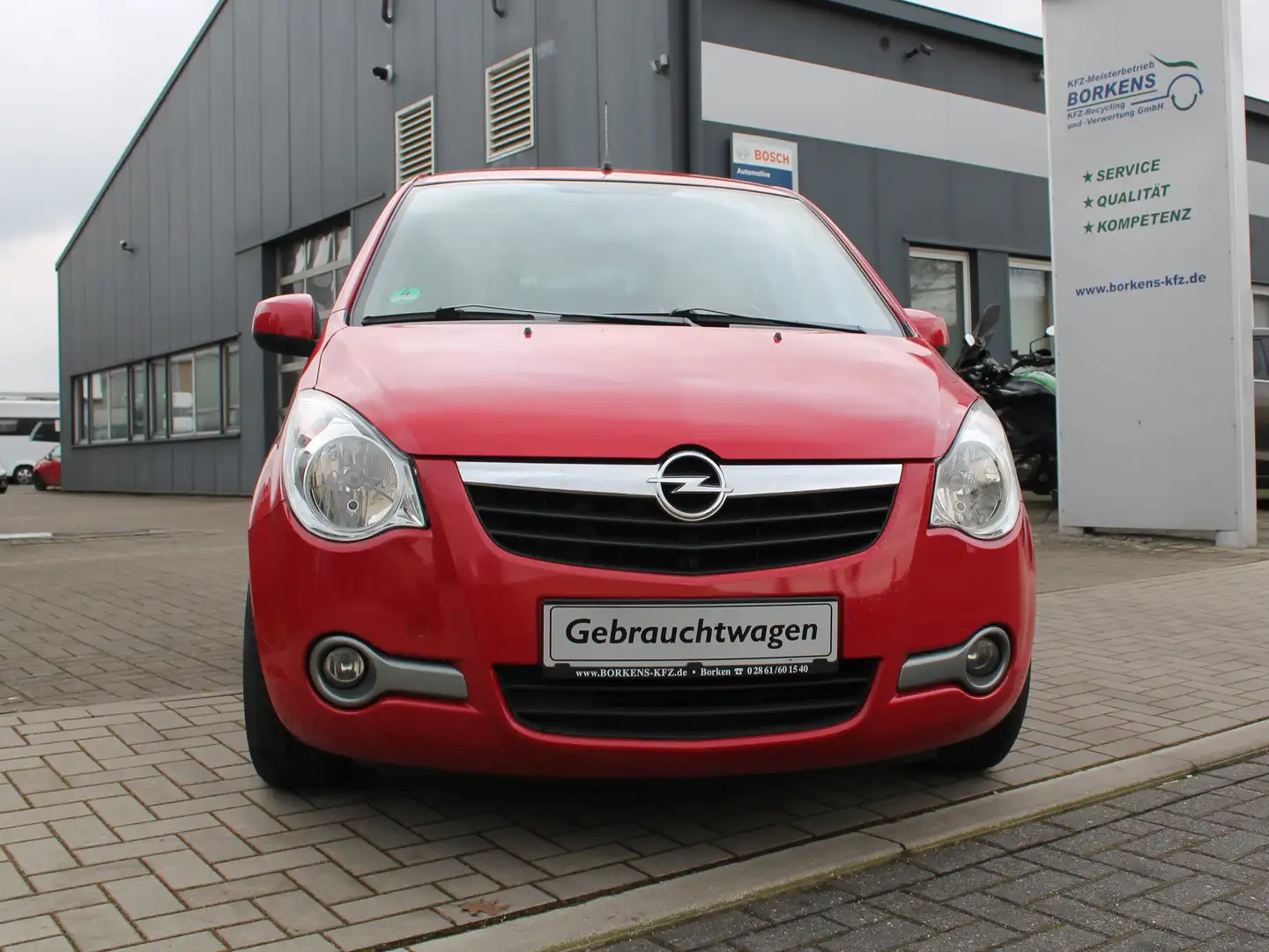 Opel Agila Edition *KLIMAANLAGE ISOFIX TÜV NEU* Czerwony - 2