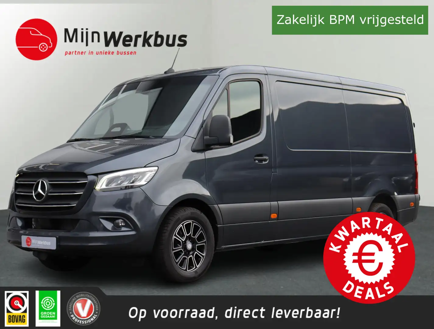 Mercedes-Benz Sprinter 319 1.9 CDI L2 Pro | ACC | LED | Navigatie! Gris - 1