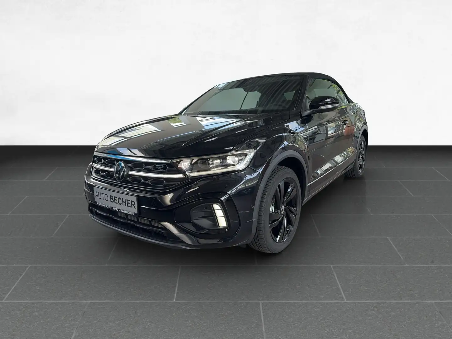 Volkswagen T-Roc Cabrio R-Line 1.5 TSI DSG /AHK/Rückfahrk Schwarz - 2
