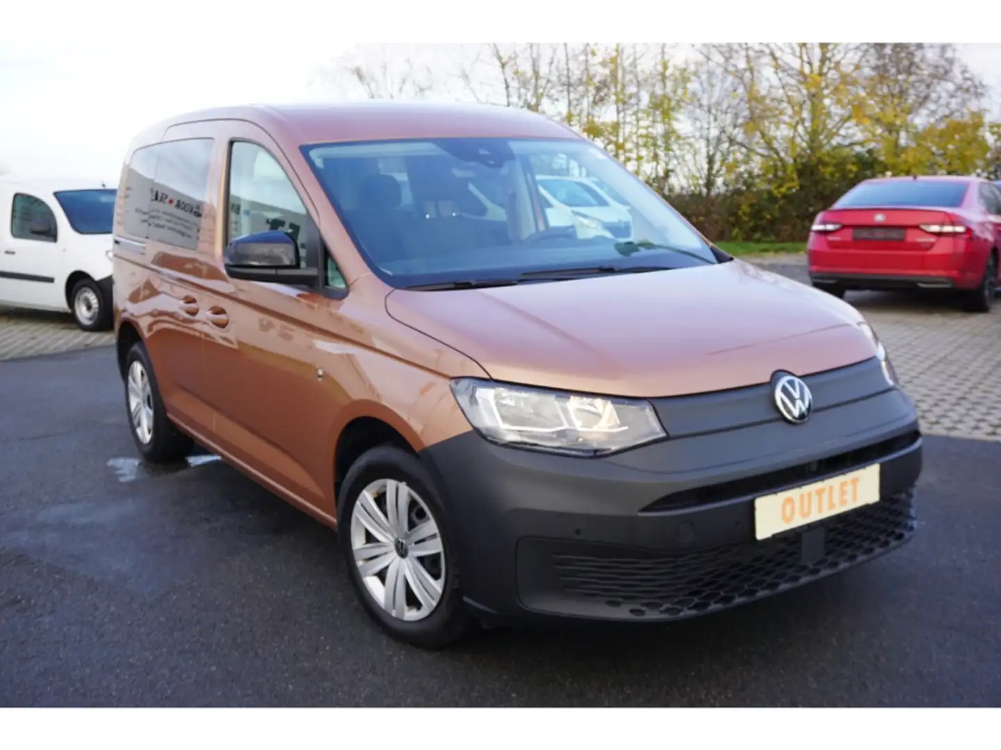 Volkswagen Caddy 1.5TSI-Klima-DAB-Sitzhz-Tempo-PDC-5Sitze-EU6 Beige - 1