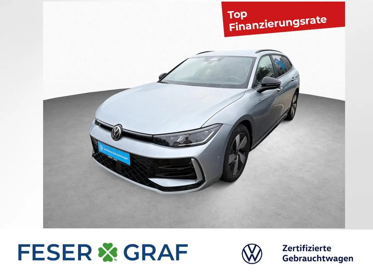 Volkswagen Passat R-Line 2.0 TDI 7-DSG AHK KAMERA HUD NAVI Silber - 1
