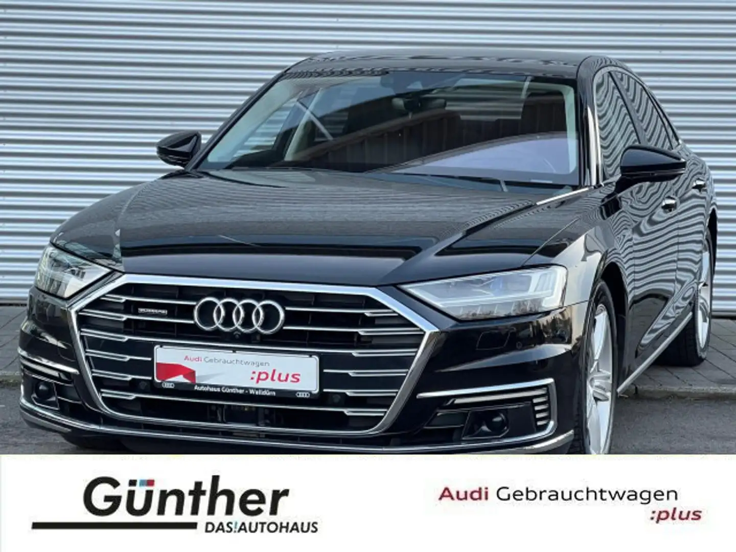 Audi A8 60 TFSIe QUATTRO+INDIVIDUALKONTURSITZ+DÄMMGLA Schwarz - 1