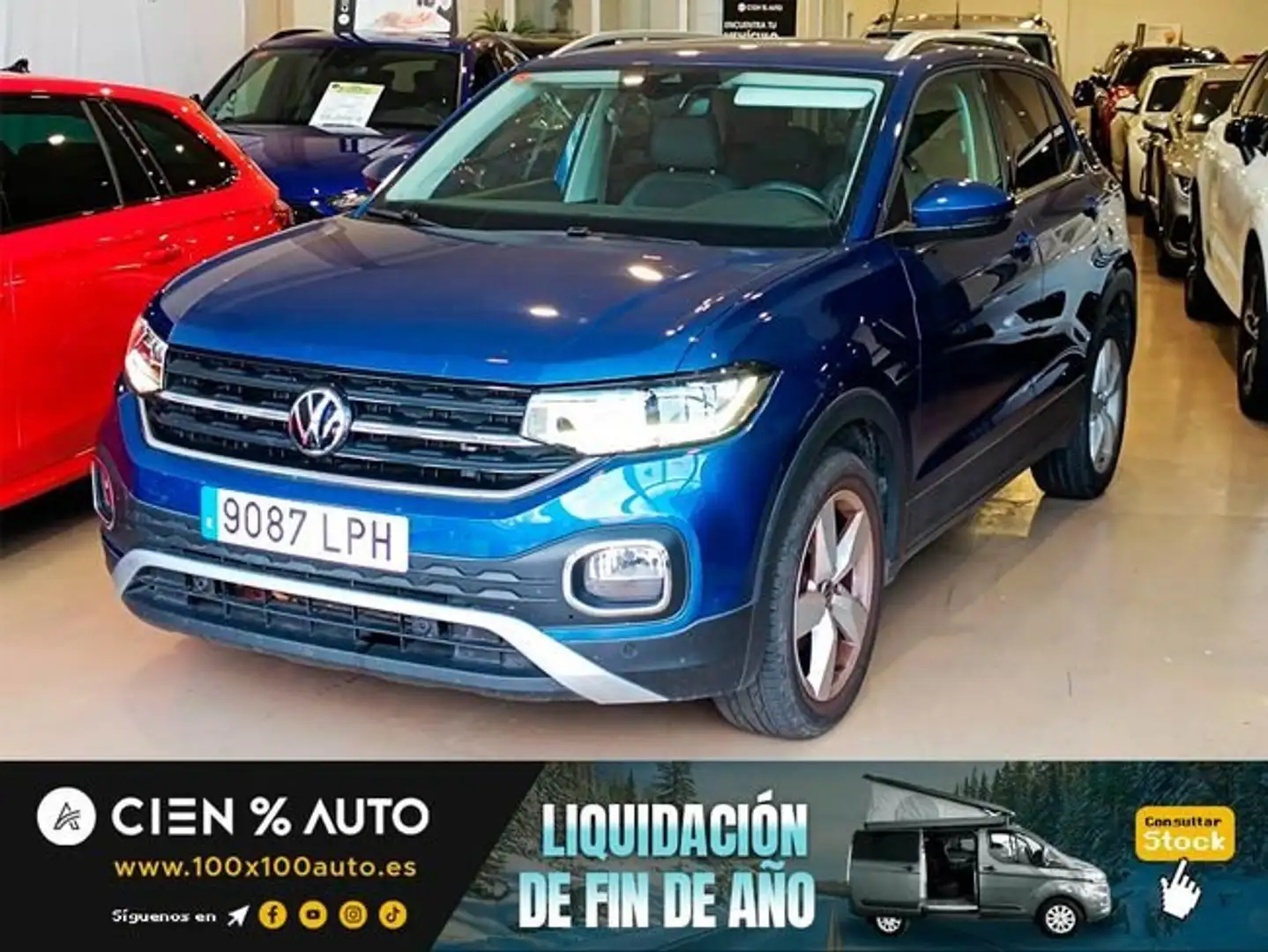 Volkswagen T-Cross 1.0 TSI Advance 81kW Azul - 1