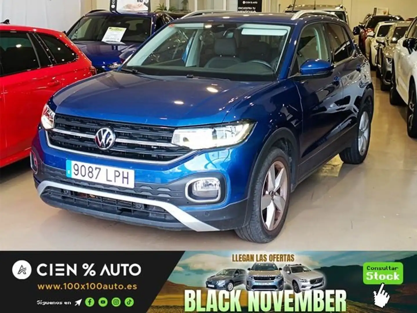 Volkswagen T-Cross 1.0 TSI Advance 81kW Bleu - 1