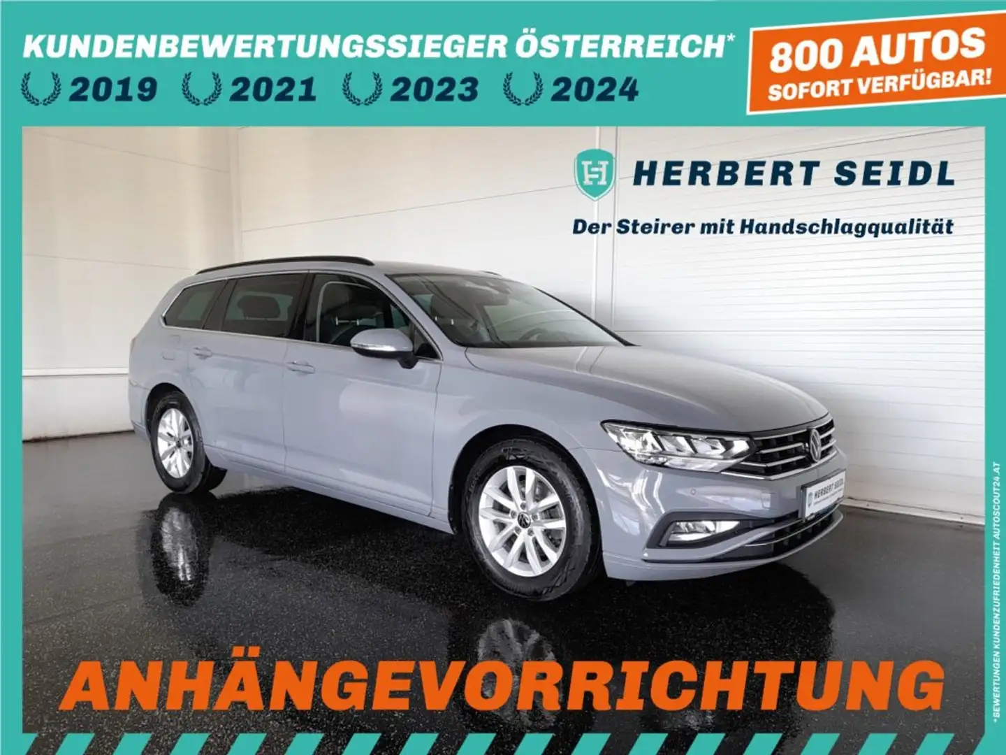 Volkswagen Passat Variant BUSINESS 2,0 TDI DSG *VOLL-LED / NAVI / AHV & KAMERA / ACC / SPORTMASSAGESITZ* Grau - 1