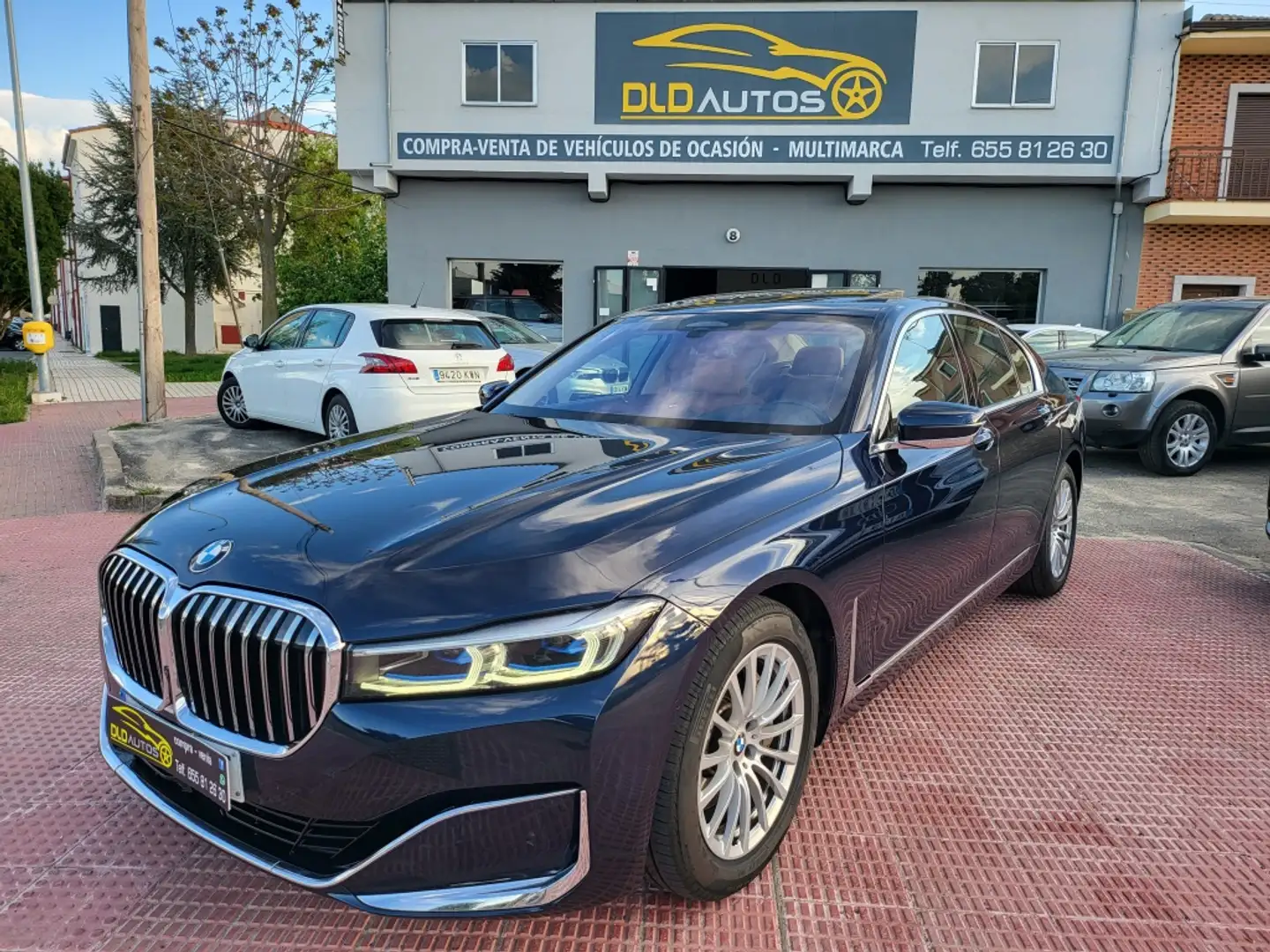 BMW 740 740iA Blauw - 1