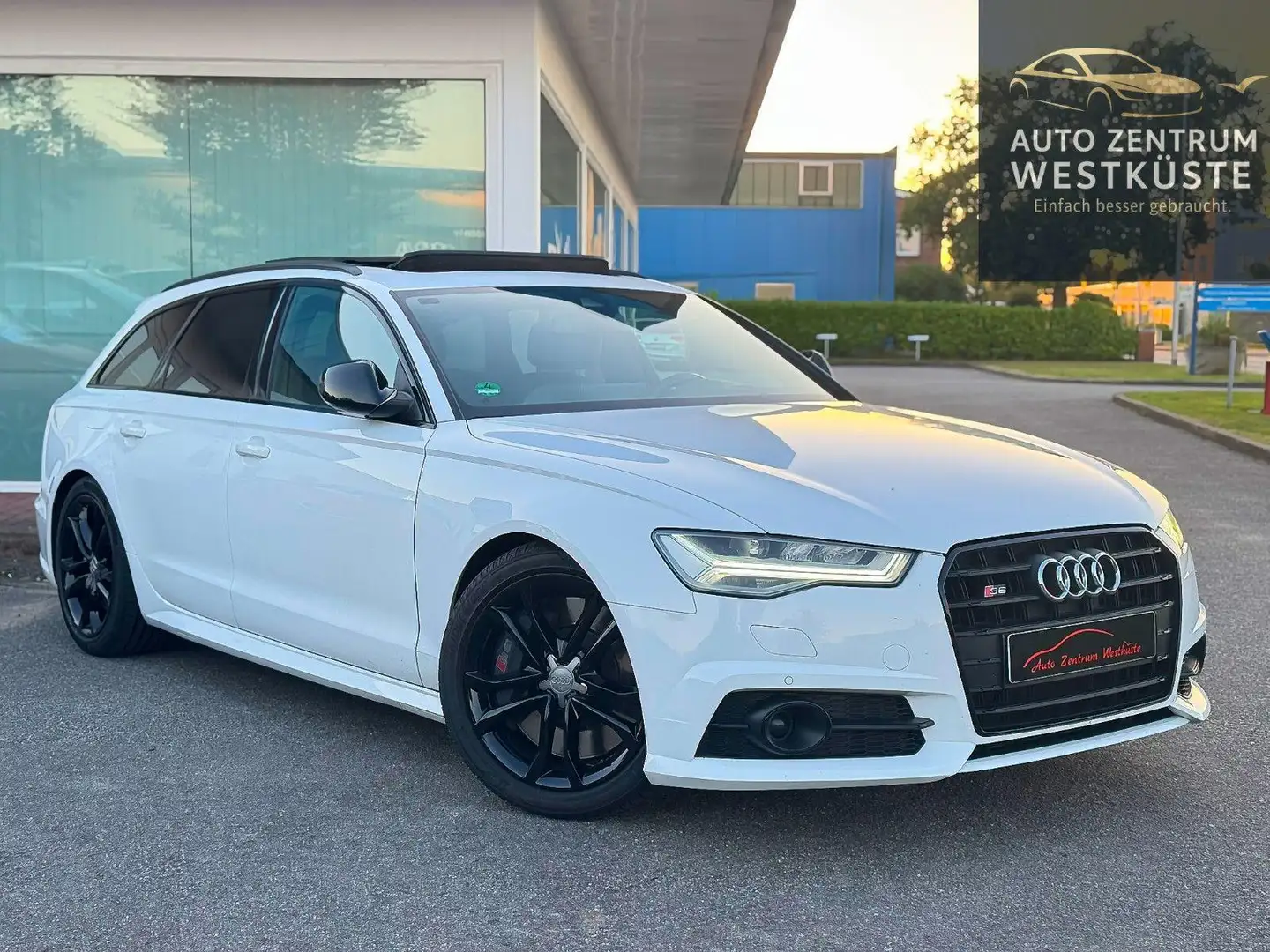 Audi S6 Avant 4.0 TFSI quattro AHK PANO ACC HEAD UP N Weiß - 1