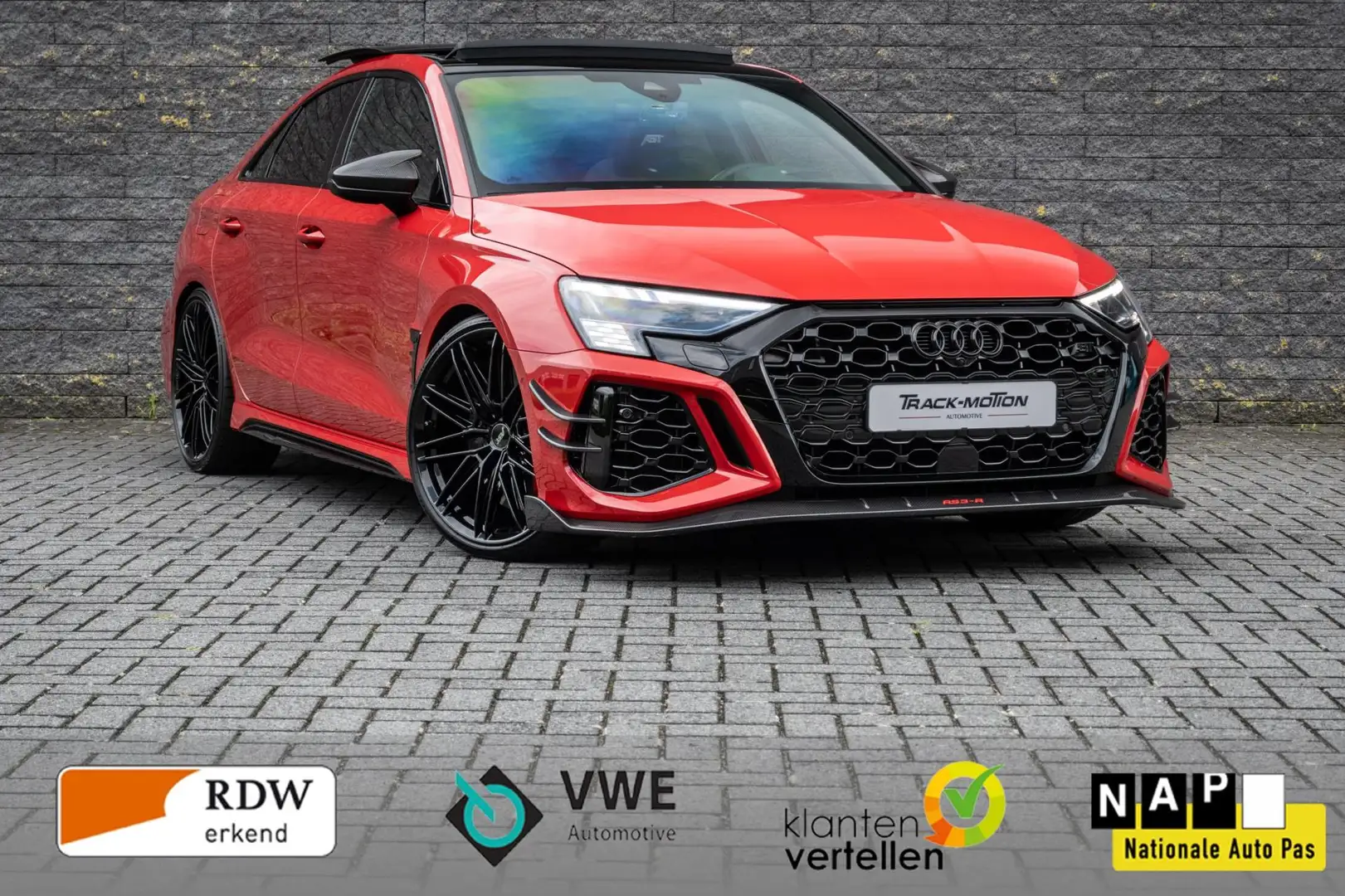Audi RS3 A3 Limousine 2.5 TFSI quattro 1 of 200 ABT origine Roşu - 1