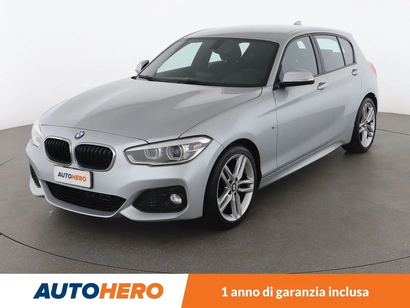 BMW 118 118d Msport Zilver - 1