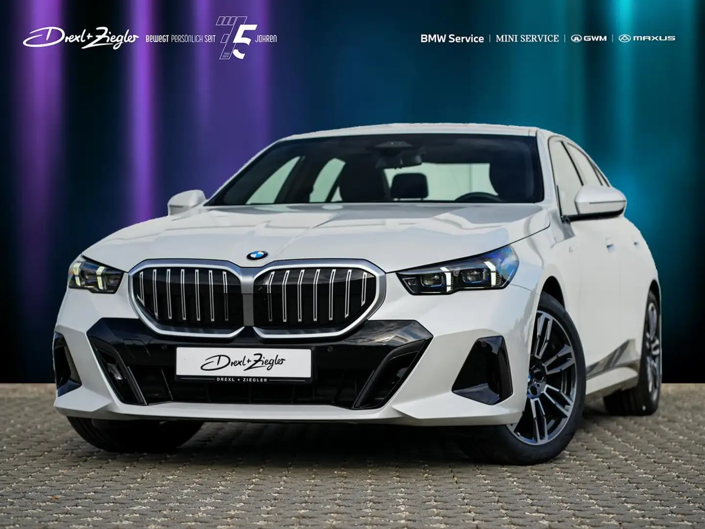 BMW 520 d Limousine M-Sport ACC H&K AHK HuD ALED K360 Wit - 1