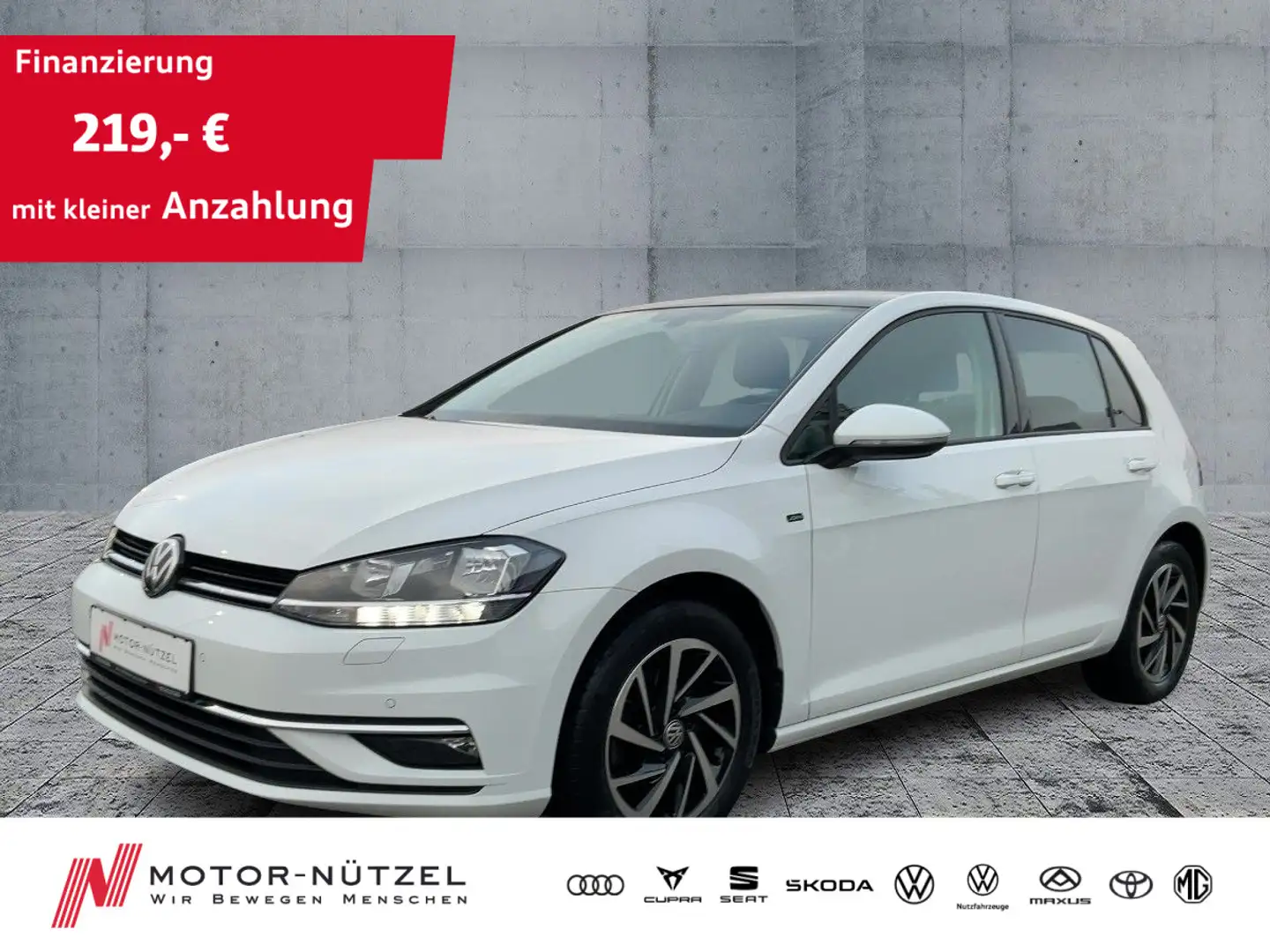 Volkswagen Golf VII 1.4 TSI JOIN NAV+ACC+SHZ+2xPDC+SRA+PANO Weiß - 1