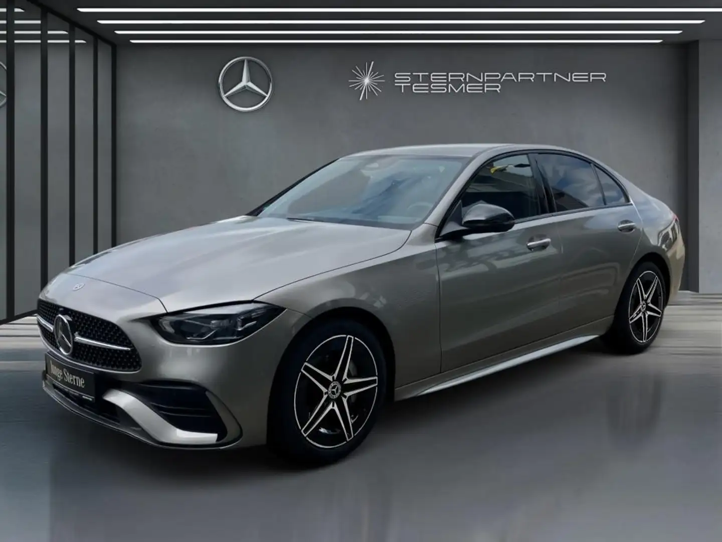 Mercedes-Benz C 200 d AMG Night KAMERA AHK Ambi SHZ LED Memory Silber - 2