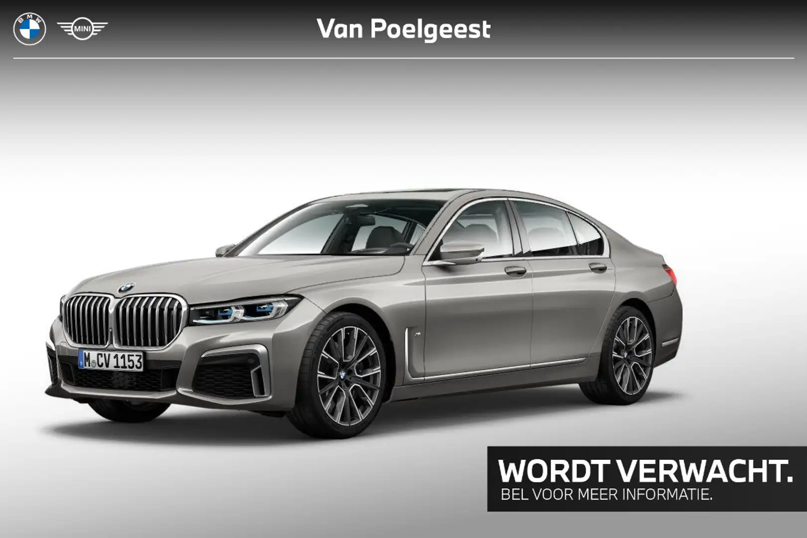 BMW 740 7 Serie Sedan 740i High Executive M Sportpakket Au Grijs - 1