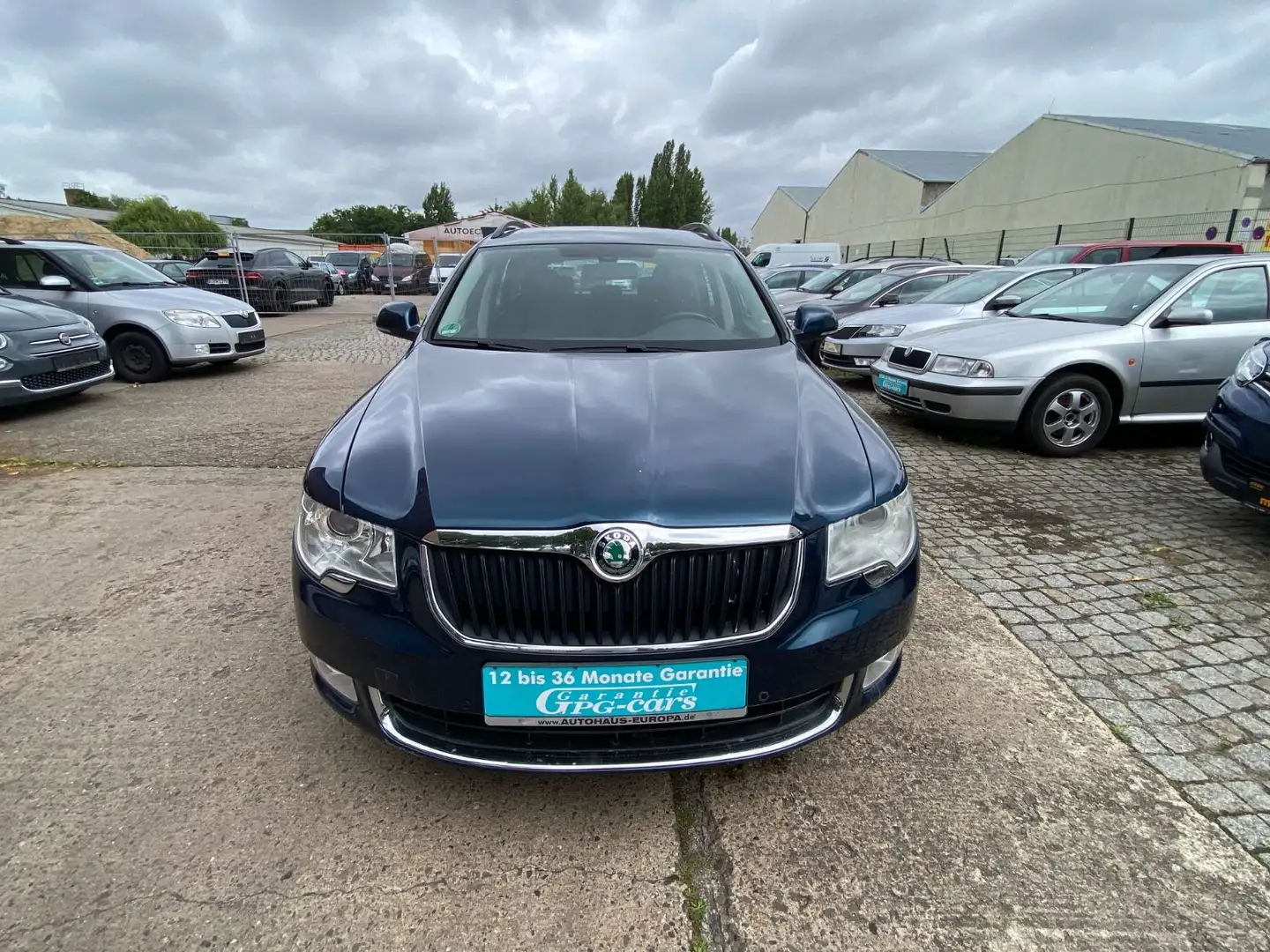 Skoda Superb Combi Ambition Klima+Xenon+PDC+1. Hand Albastru - 2