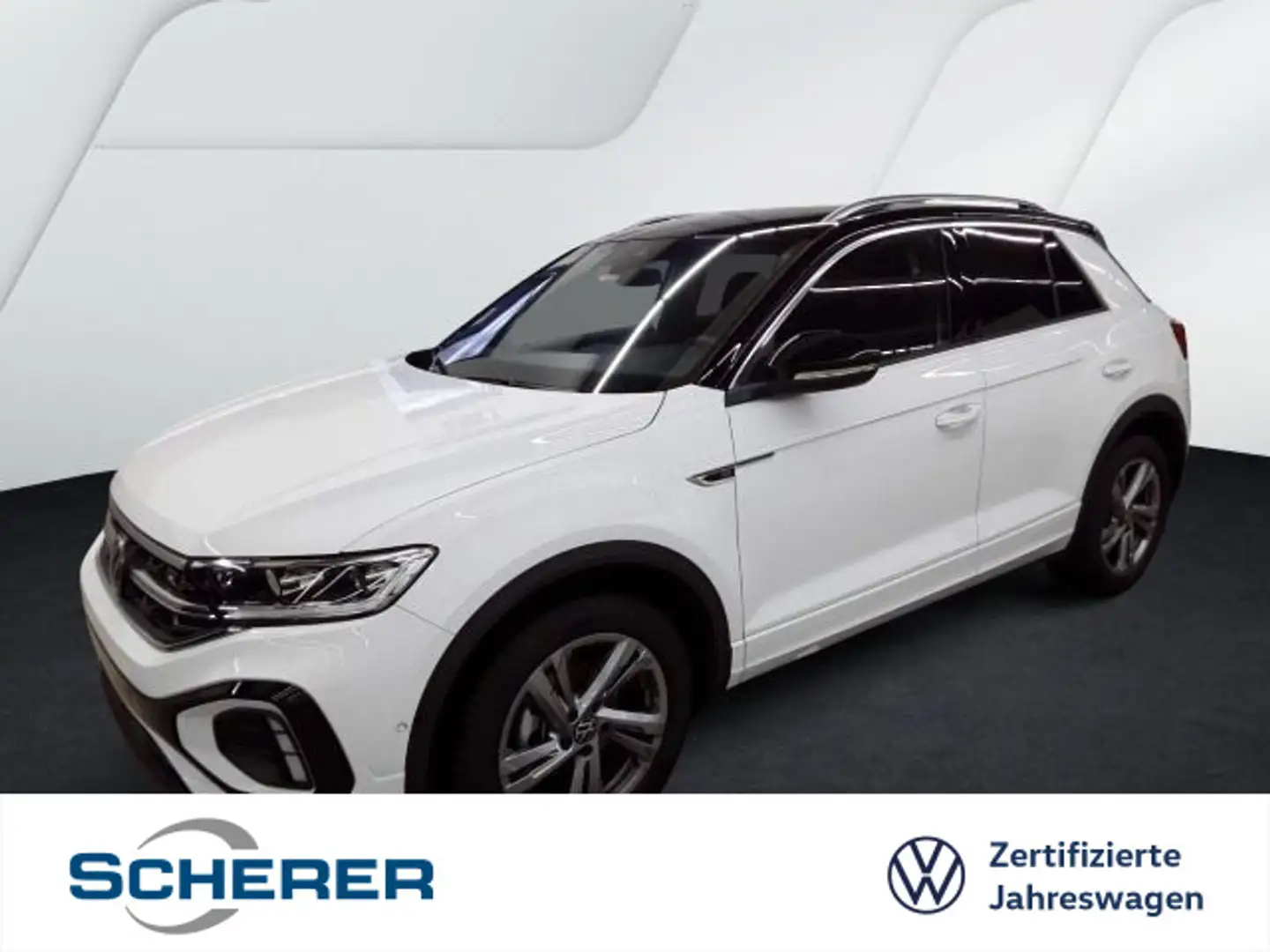 Volkswagen T-Roc 1.5 TSI, R-LINE, DSG, NAVI, APP, KAMERA, A Weiß - 1