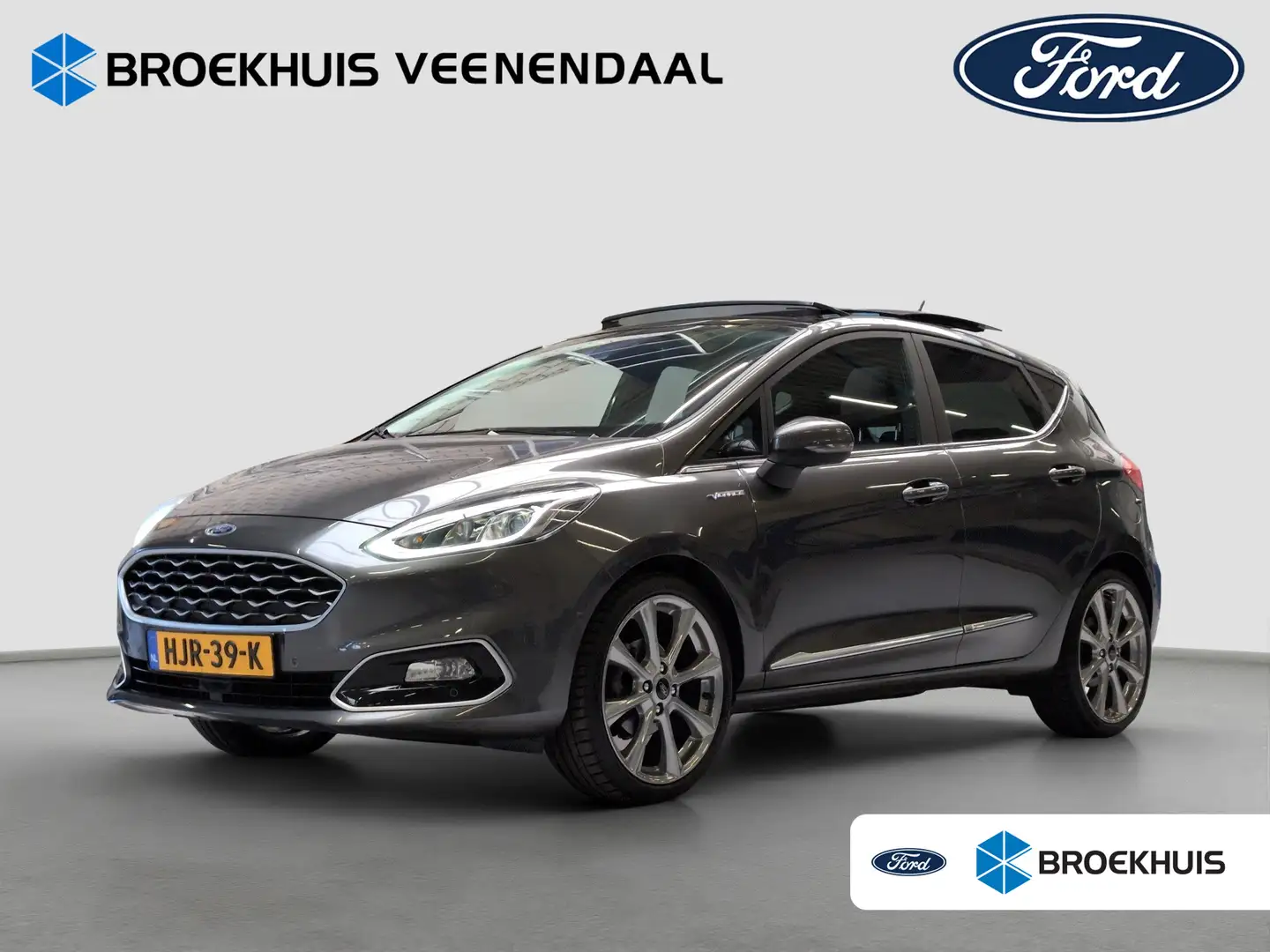 Ford Fiesta 1.0 Vignale EcoBoost | Panoramadak | Winter Pack | Grijs - 1