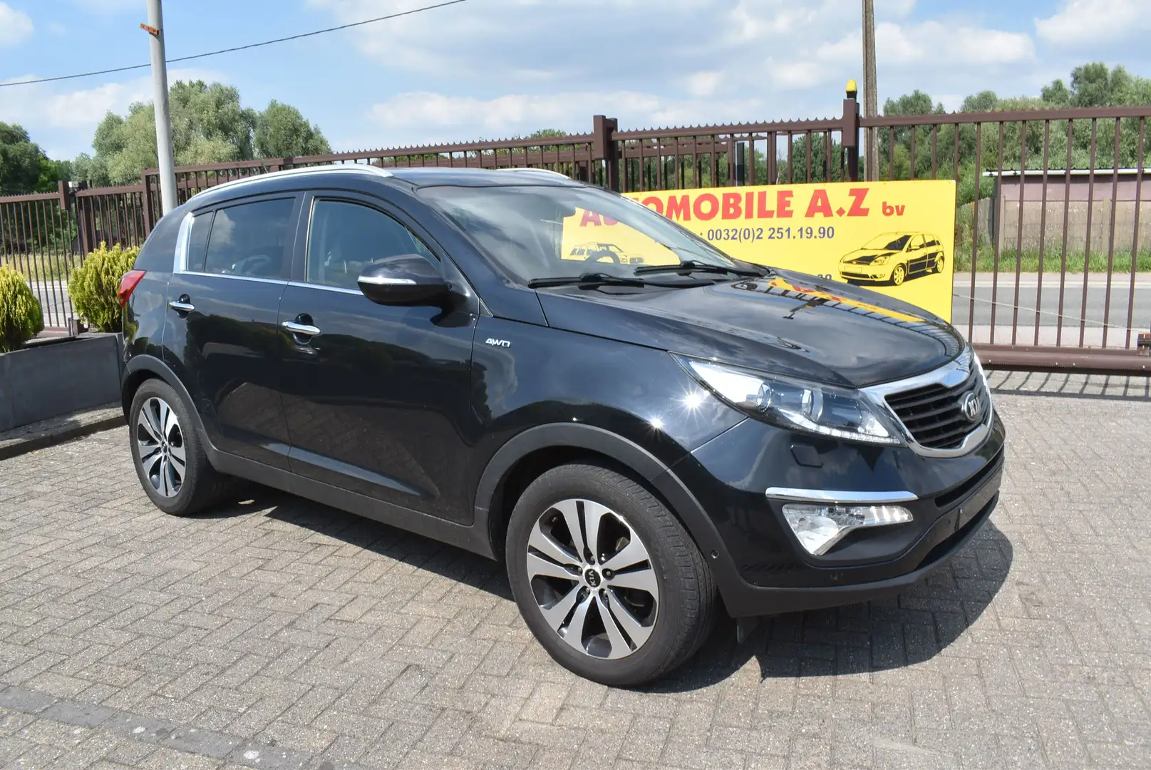 Kia Sportage 2.0 CRDi 4X4 Fusion Autom / Leder / GPS Noir - 1