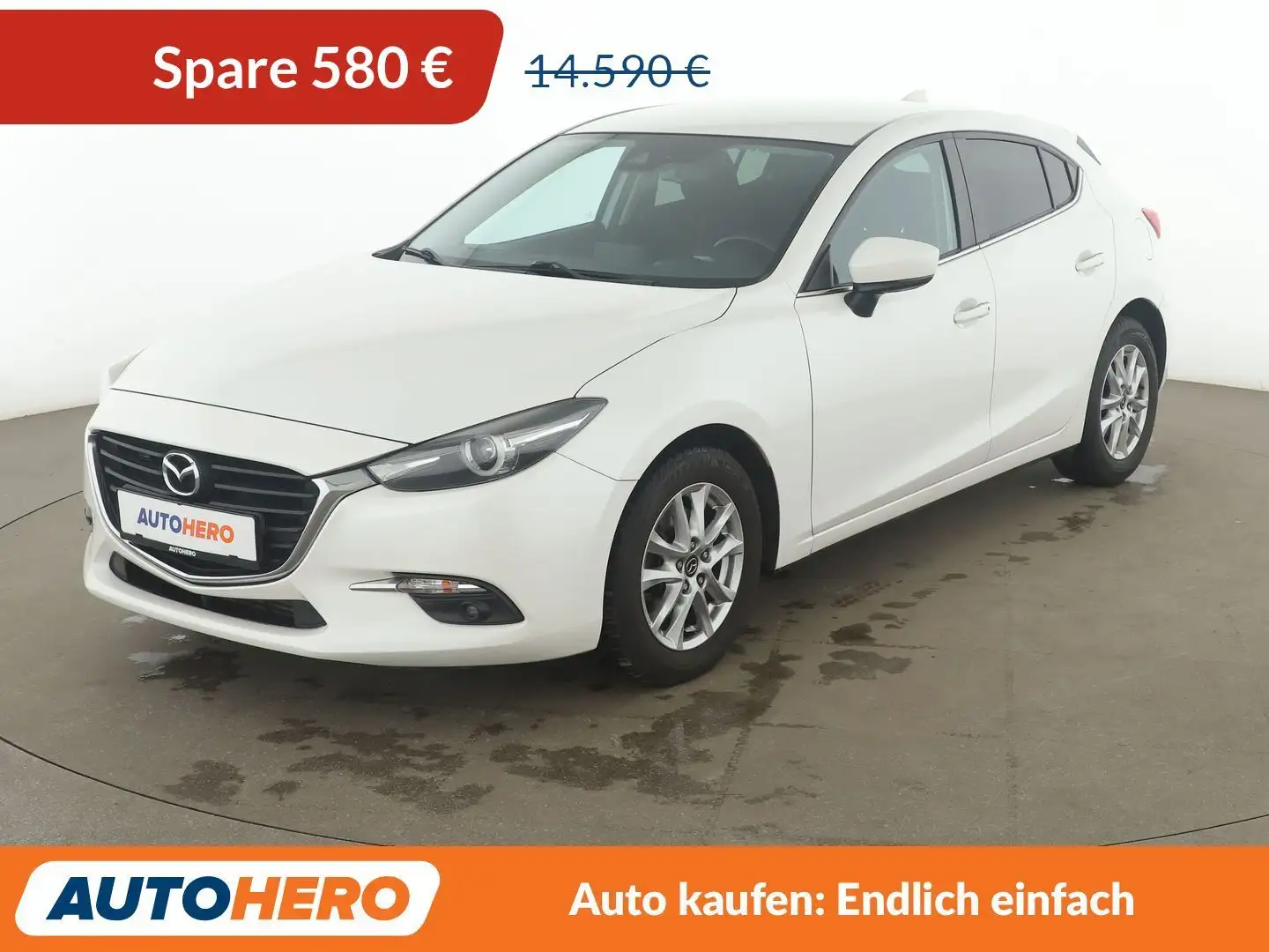 Mazda 3 2.2 Turbodiesel Exclusive-Line*CAM*NAVI*PDC*SHZ* Weiß - 1