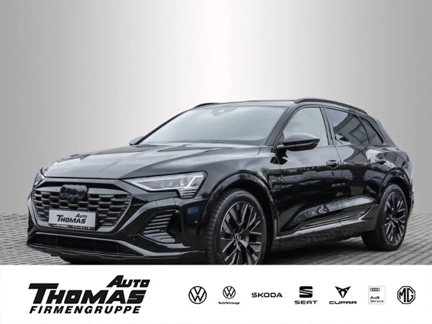 Audi Q8 e-tron S line 55 quattro PANO+Batterie 91% Schwarz - 1