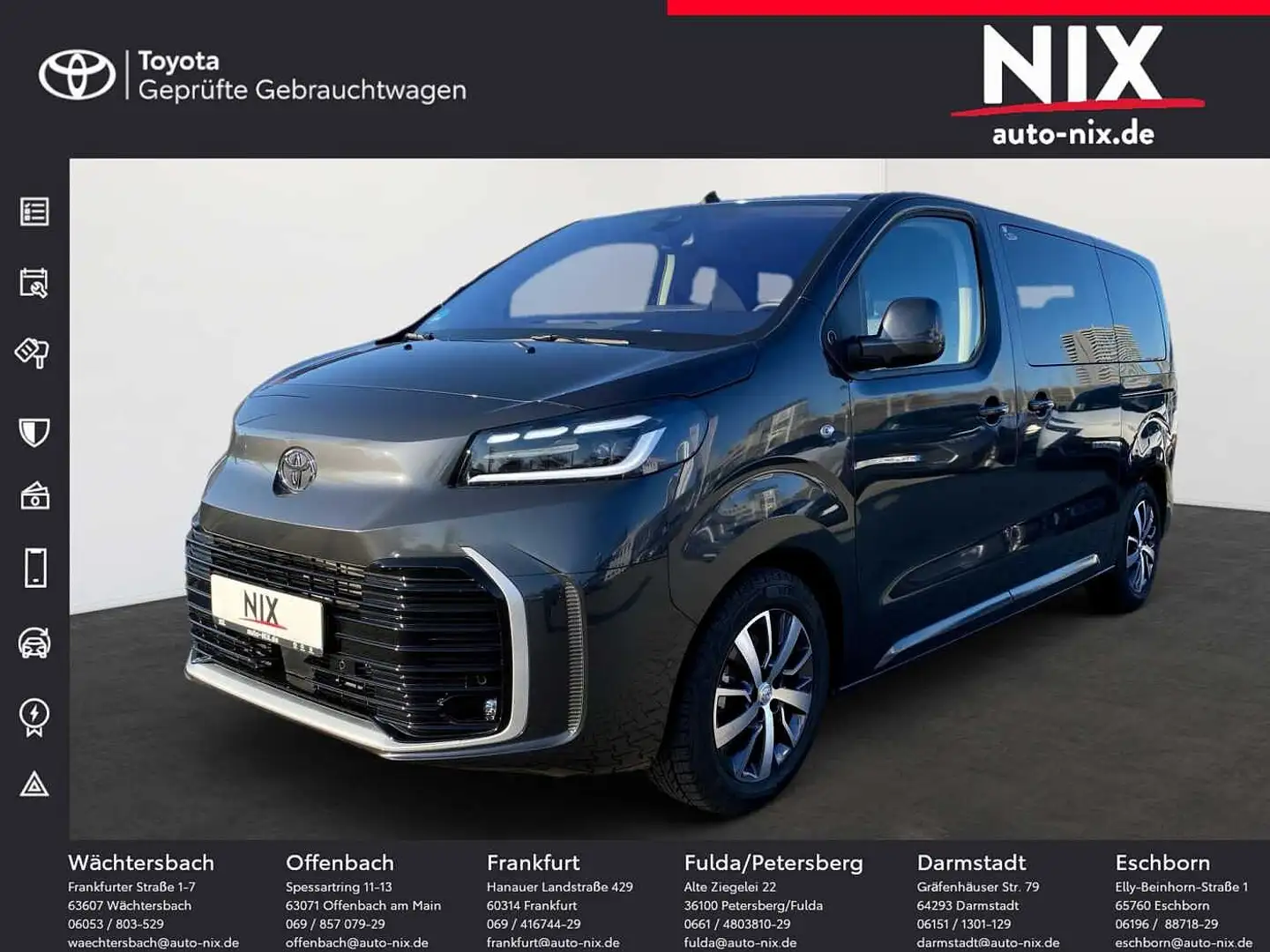 Toyota Proace Verso 2.0 D-4D L1 Team D Grau - 1