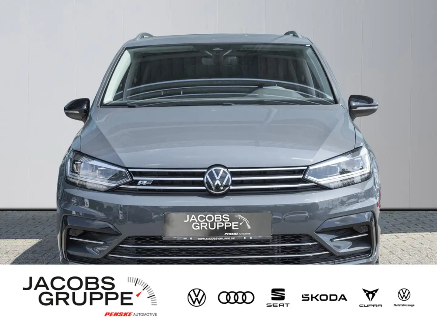 Volkswagen Touran 2,0 TDI R Line Goal 7 Sitze, AHK, IQ L Grijs - 2