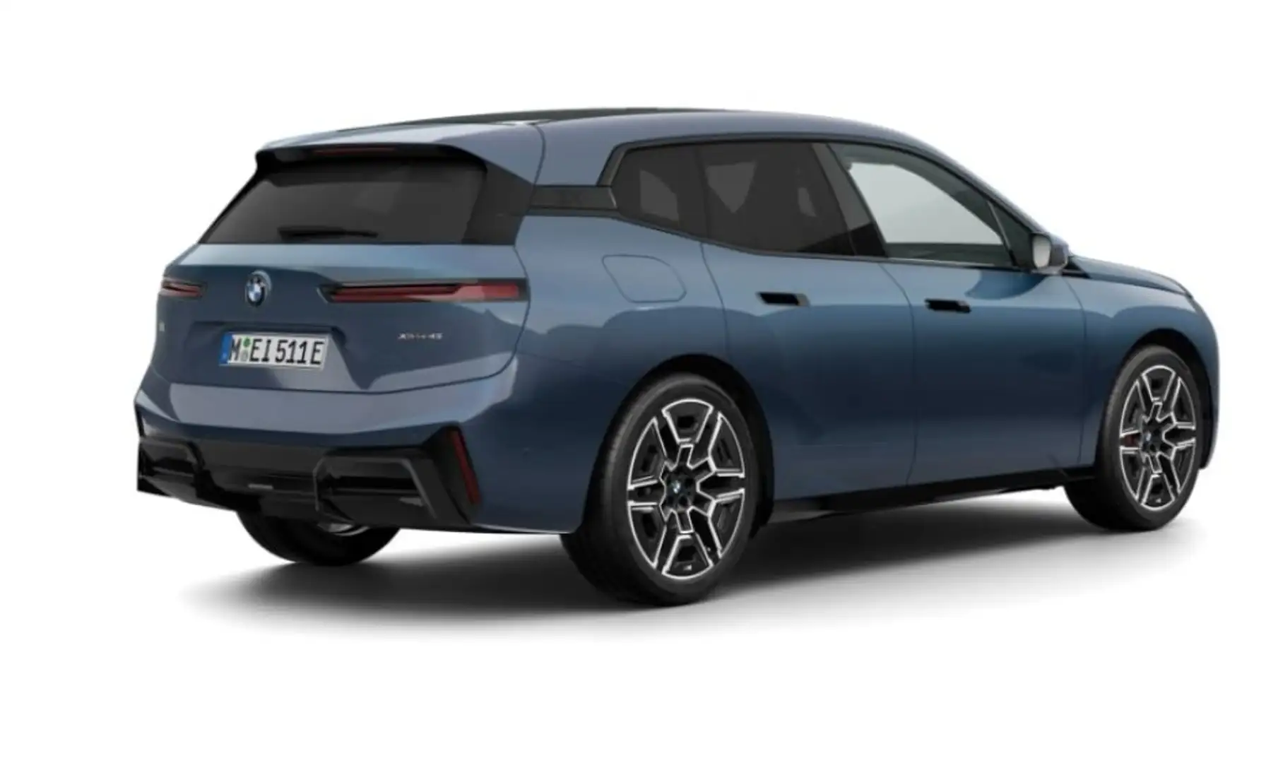 BMW iX xDrive 45 Msport Pro Bleu - 2