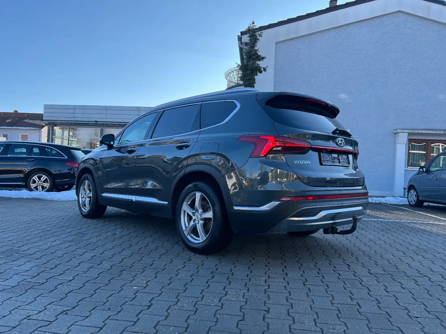 Hyundai SANTA FE 1.6 T-GDI Prime LED Navi Leder AHK Pano Gris - 2