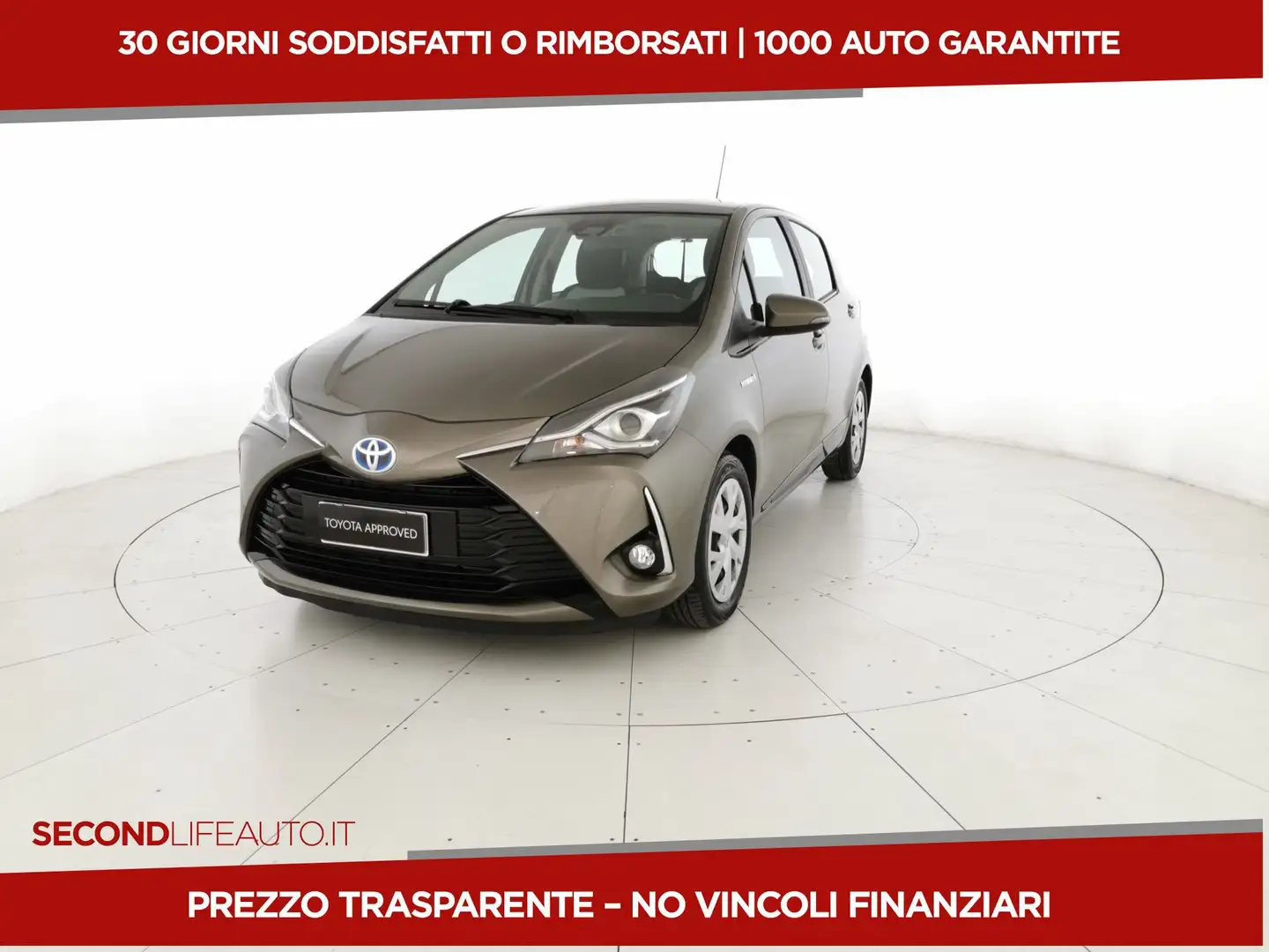 Toyota Yaris 5p 1.5h Active Beige - 1