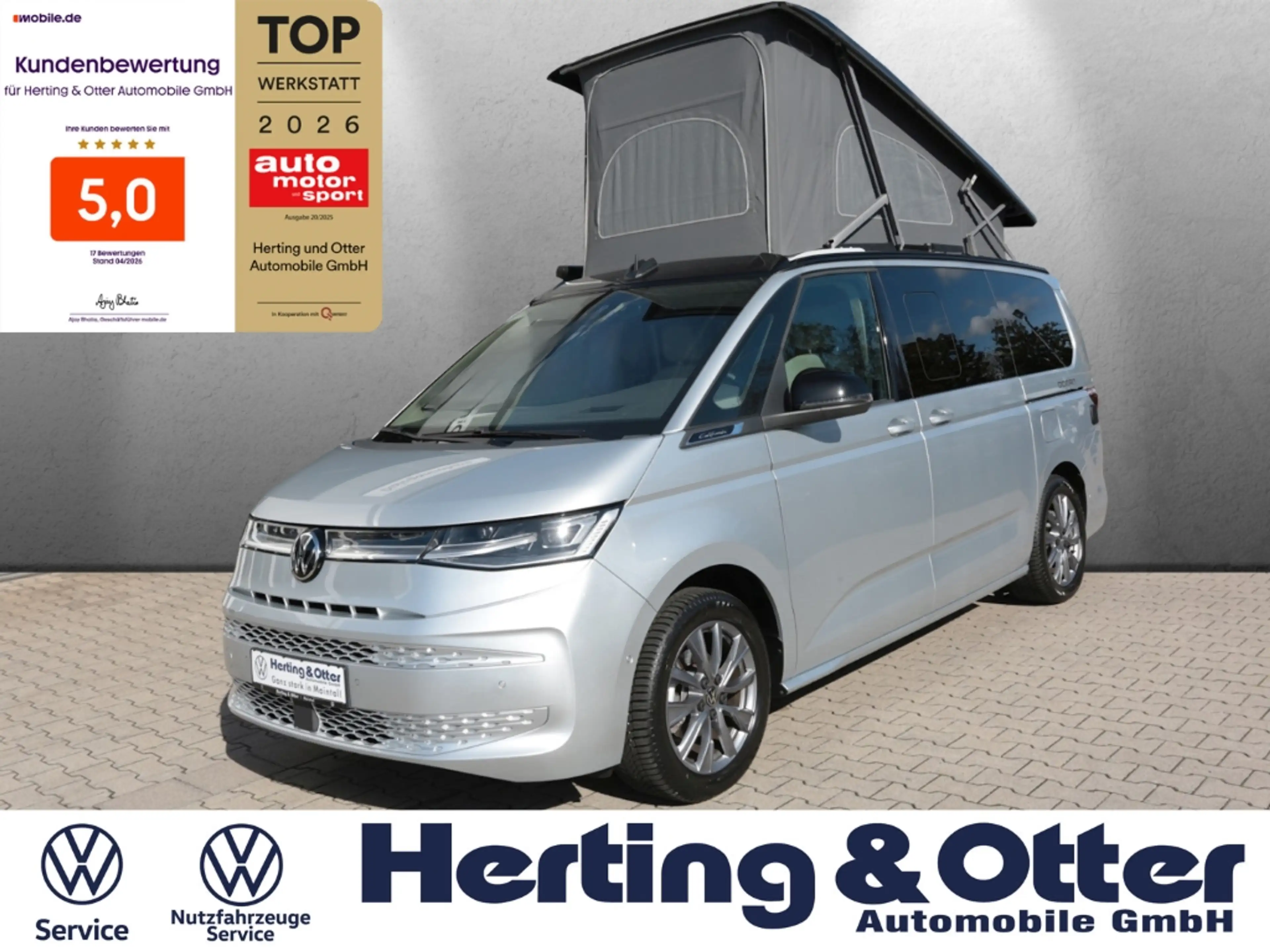 Volkswagen T7 California Ocean LED AHK Kamera Keyless PDC Touch SHZ Multif.