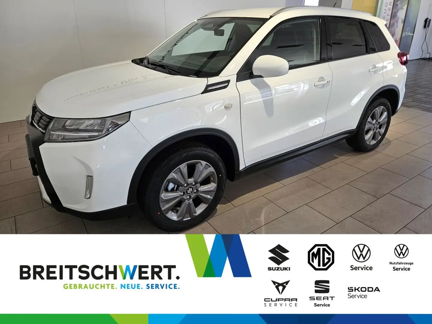 Suzuki Vitara 1.4 Hybrid Comfort LED ACC Navi RFK PDC Alu Blanc - 1