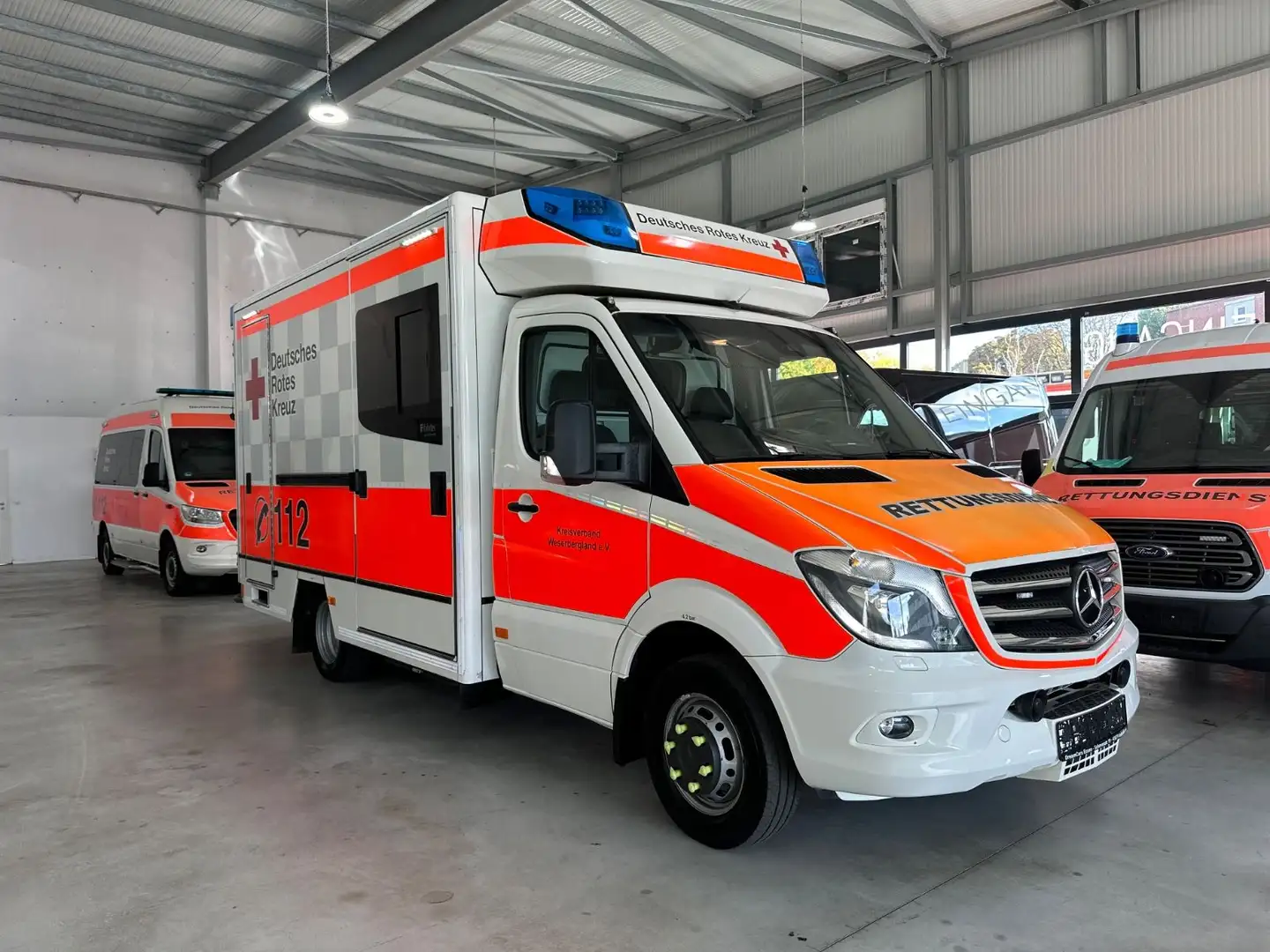 Mercedes-Benz Sprinter II 519 CDI *RTW/KTW*RETTUNGSFAHRZEUG* Blanc - 2