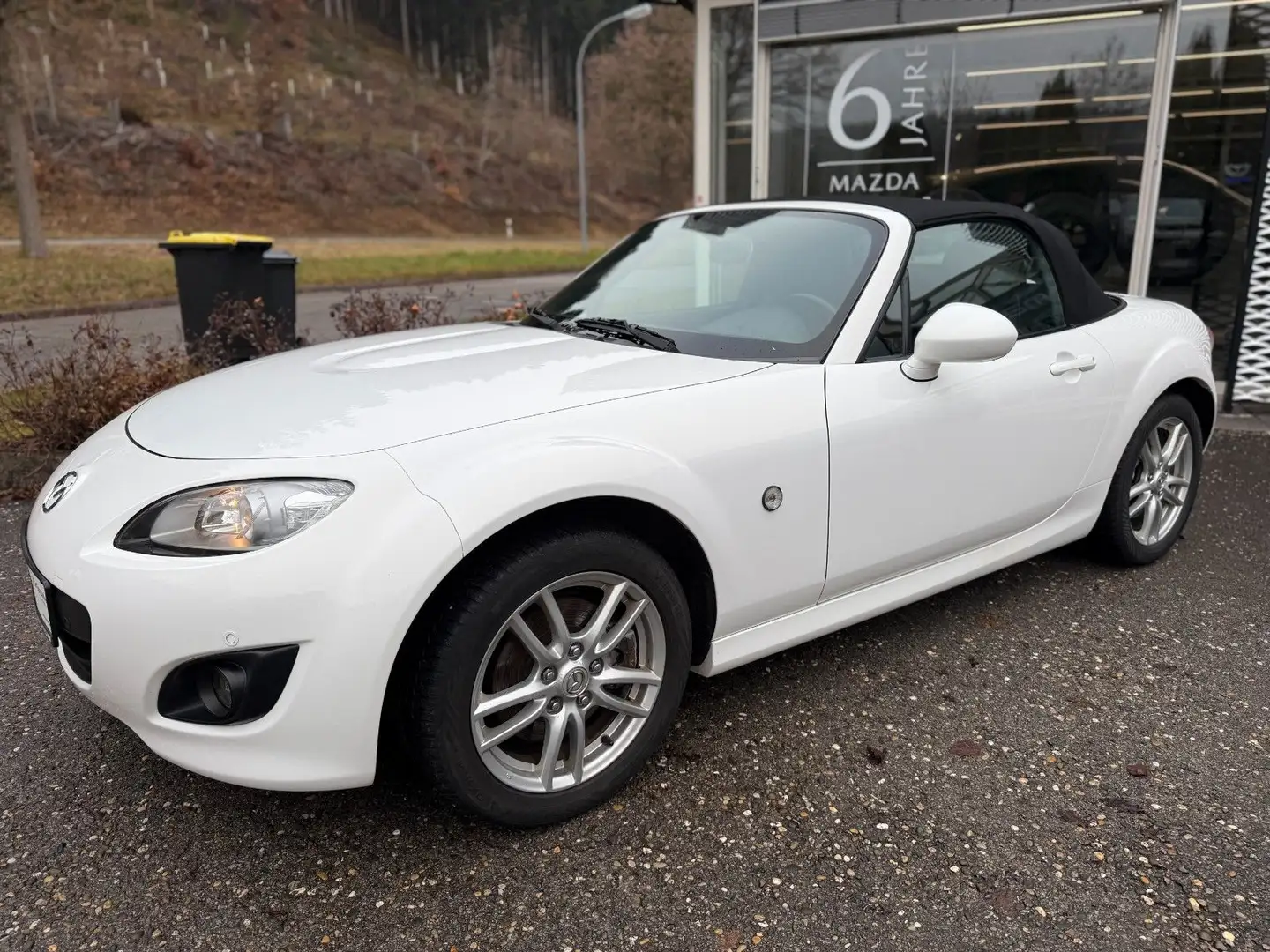 Mazda MX-5 1.8 Center-Line+Techn.P.Unfallfrei,Parksens Weiß - 2