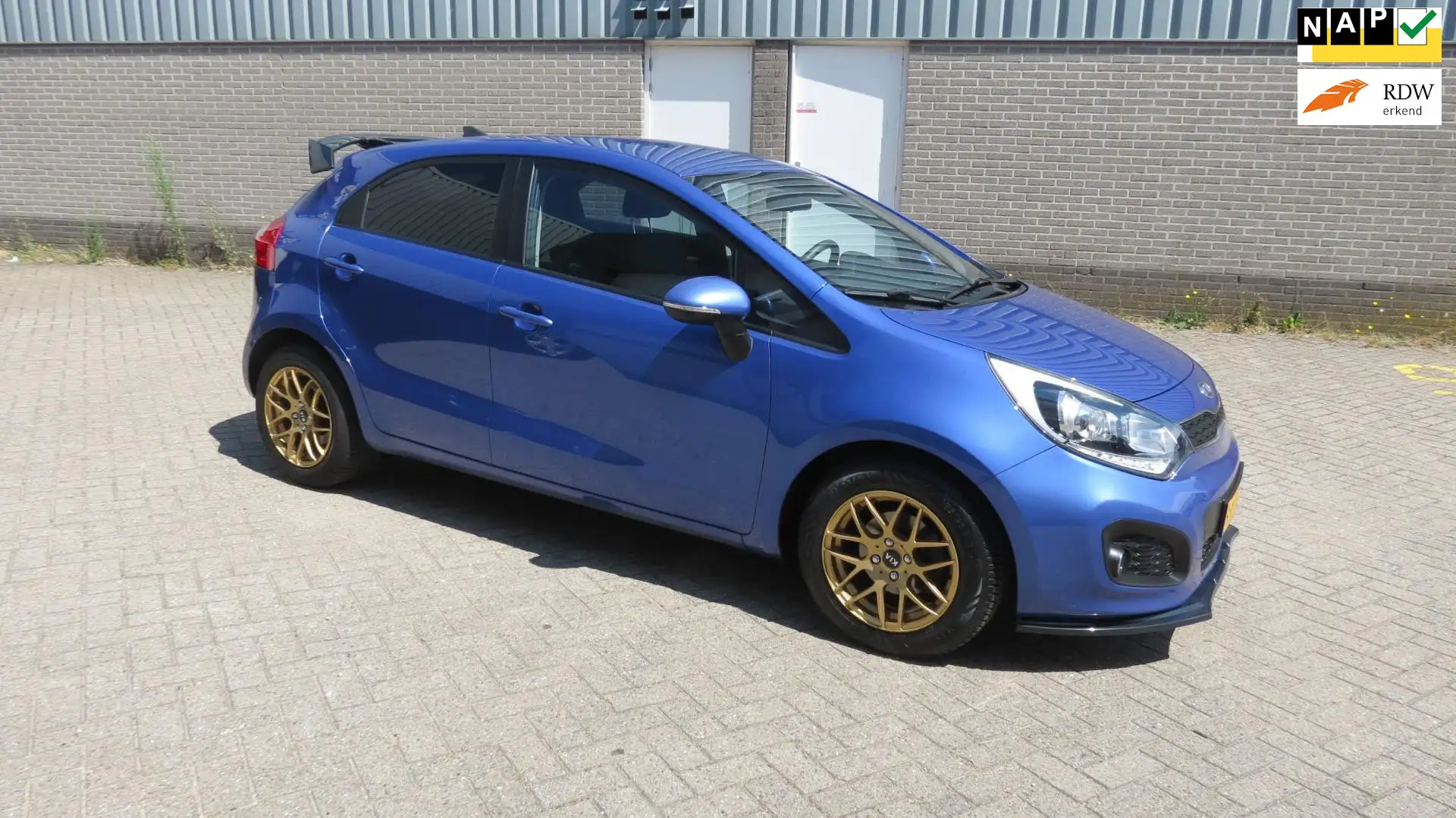 Kia Rio 1.2 CVVT Plus Pack Blau - 1