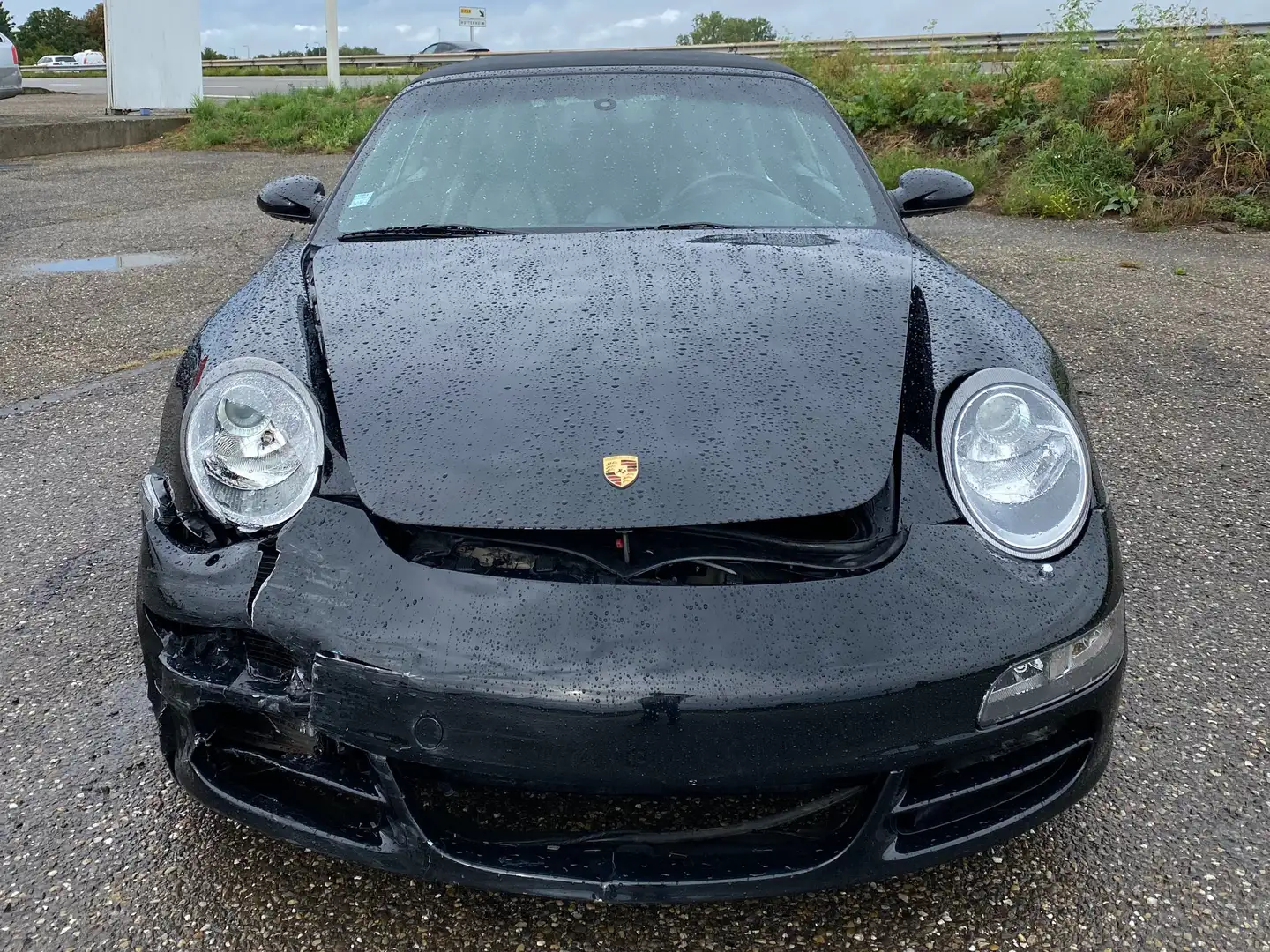 Porsche 911 911 3.8I Carrera 4S Cabriolet  endommagé Schwarz - 2