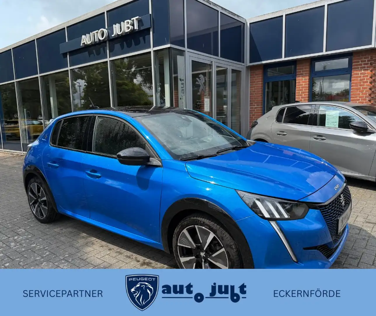 Peugeot e-208 208 Elektromotor 136 GT-Line Blauw - 1