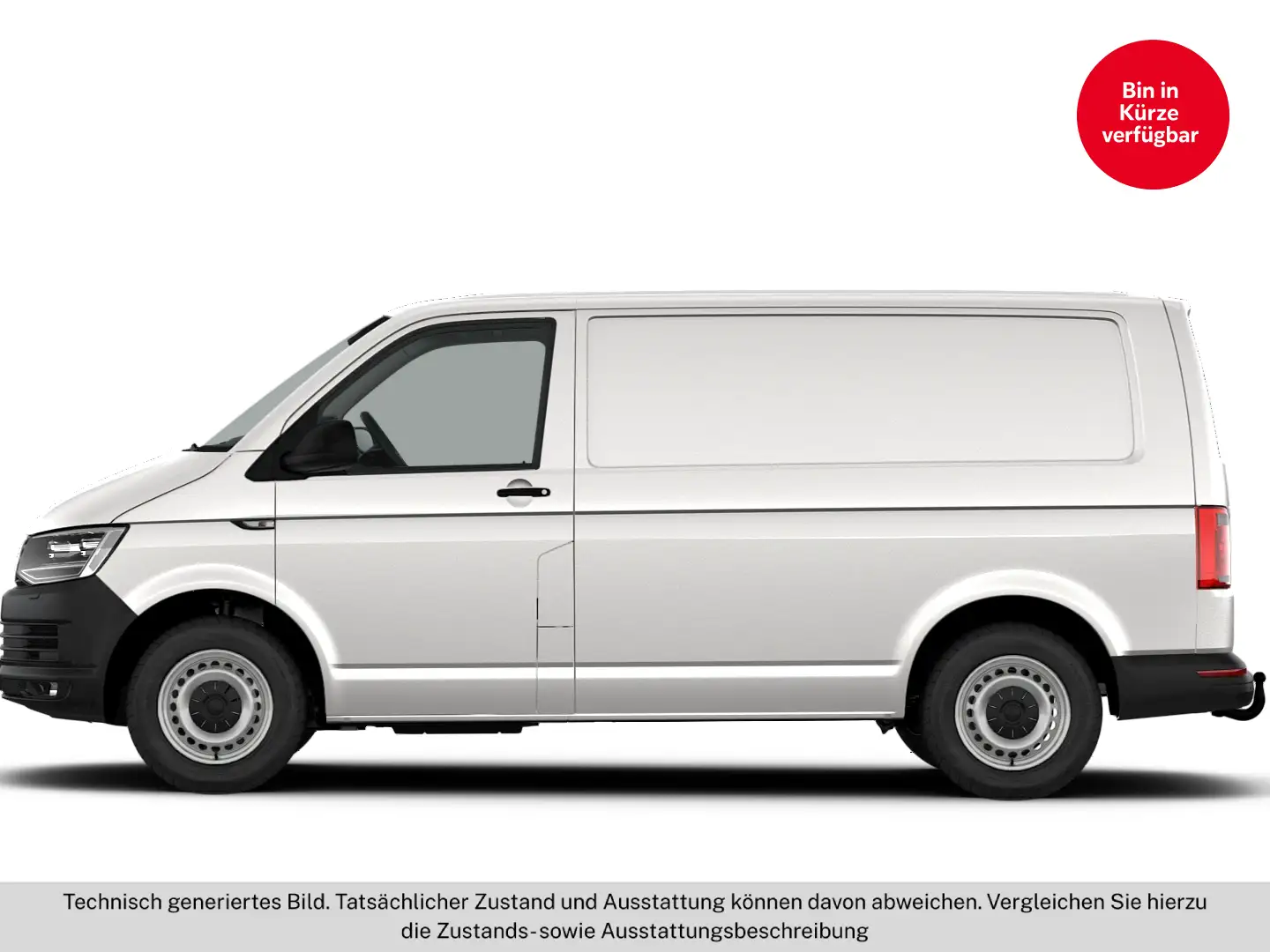 Volkswagen T6 Transporter VW T6 Kastenwagen TDI 4MOTION Weiß - 2