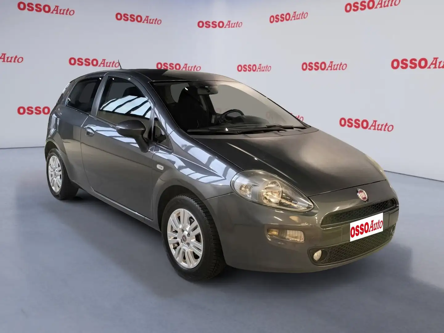 Fiat Punto 1.2 BENZINA 69 HP LOUNGE 3P NEOPATENTATI UNIPROPR Grigio - 2