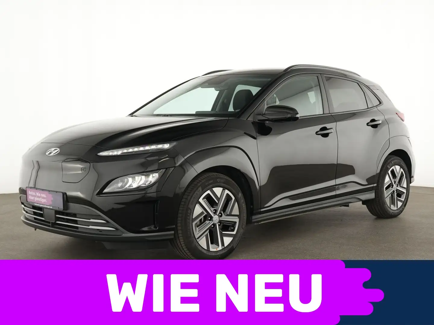 Hyundai KONA Elektro Prime HuD|Assistenz&Effizienz-Paket Zwart - 1