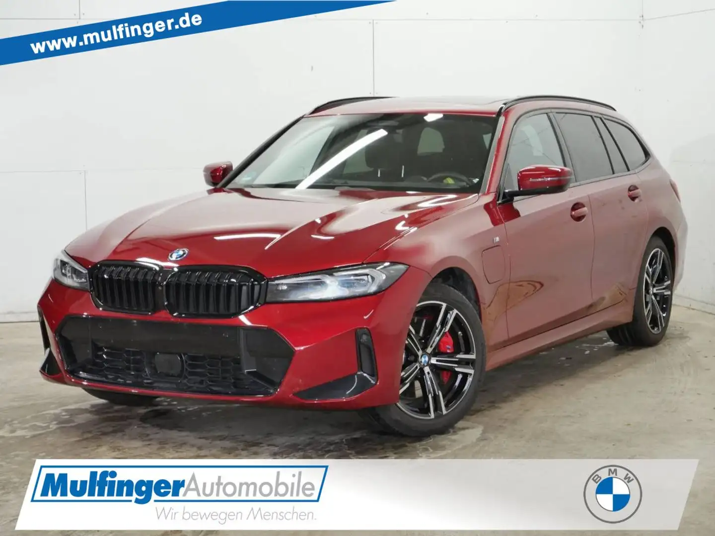 BMW 330 e T.xDr.M Sport Pro FACELIFT ACC PanoD.AHK P+ Rojo - 1