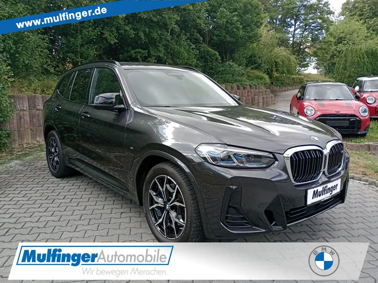 BMW X3 M 40d HUD Laser Standh.HUD ACC PanoD.DAB Park+ Grau - 1