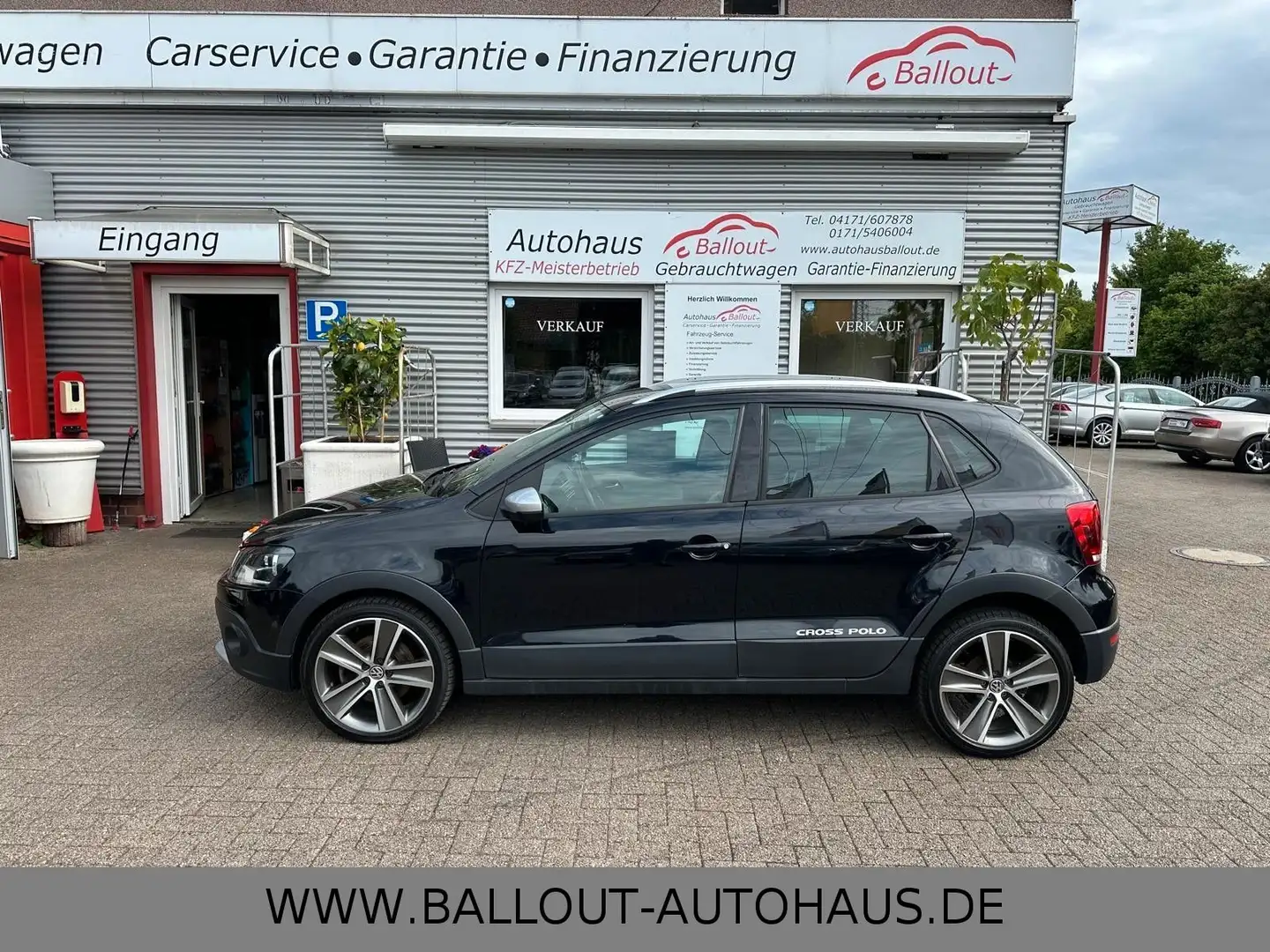 Volkswagen Polo V Cross*2.HAND*KLIMA*TEMPO*TÜV/AU NEU*SHZ* Noir - 1