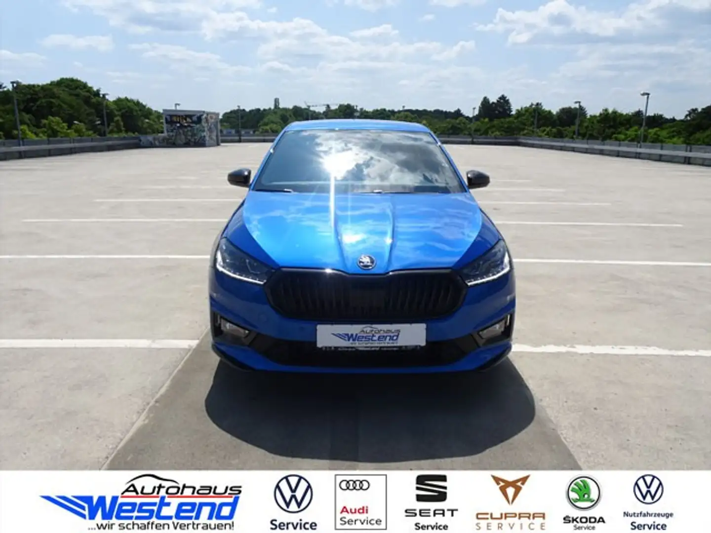 Skoda Fabia Monte Carlo 1.0l TSI 85kW Automatik LED Klima Blau - 1