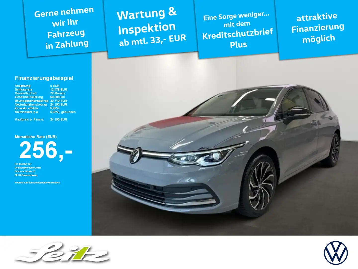 Volkswagen Golf VIII 1.5 TSI Move *APPCON*KAMERA*LED* Grau - 1