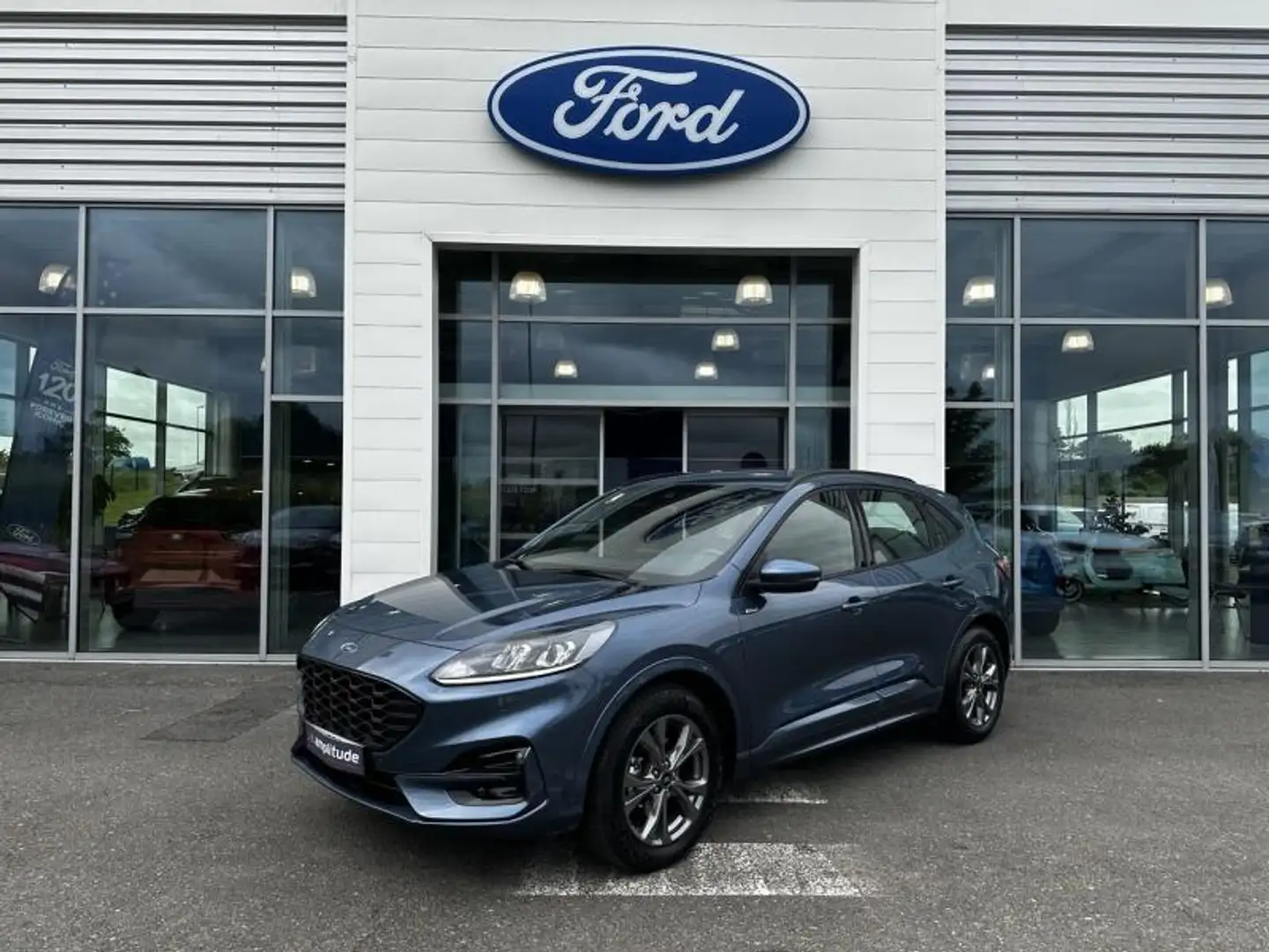 Ford Kuga 2.5 Duratec 190ch FHEV E85 ST-Line Business BVA Bleu - 1