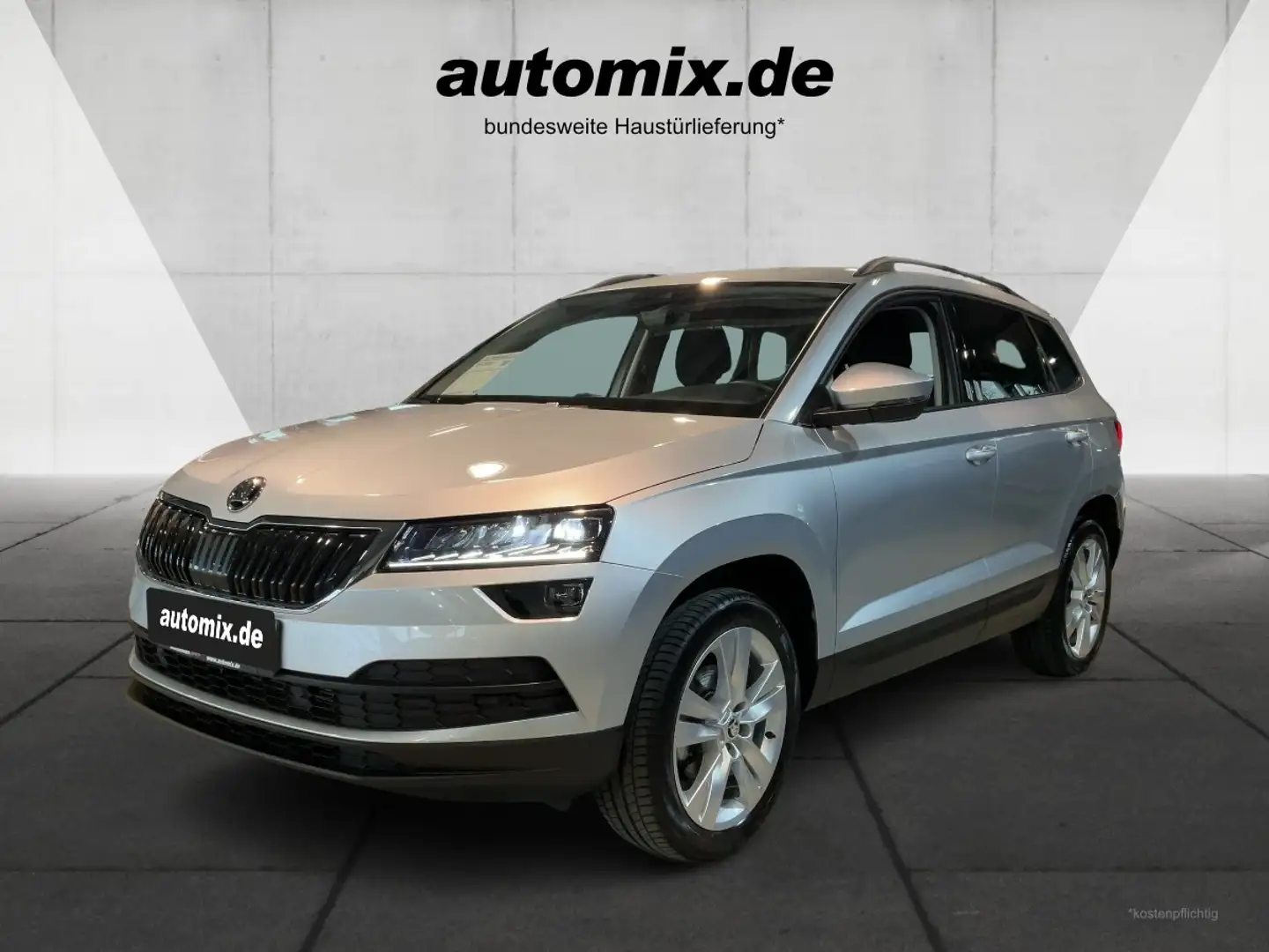 Skoda Karoq ,AHK,Navi,AUTOM.,LED,SHZ;Kamera,Tempomat Silber - 1