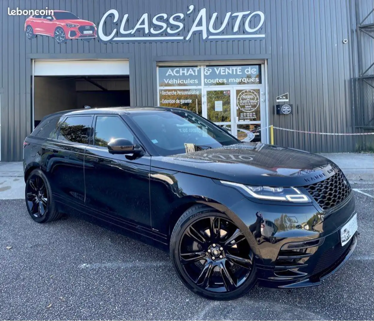 Land Rover Range Rover Velar LAND HSE R-dynamic V6 D-300 cv FULL BLACK TBE Noir - 1