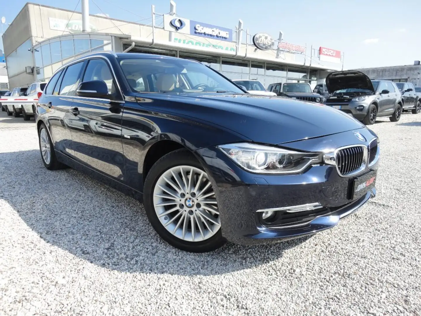 BMW 320 d Touring Luxury aut. pelle navi pro xeno Blauw - 1